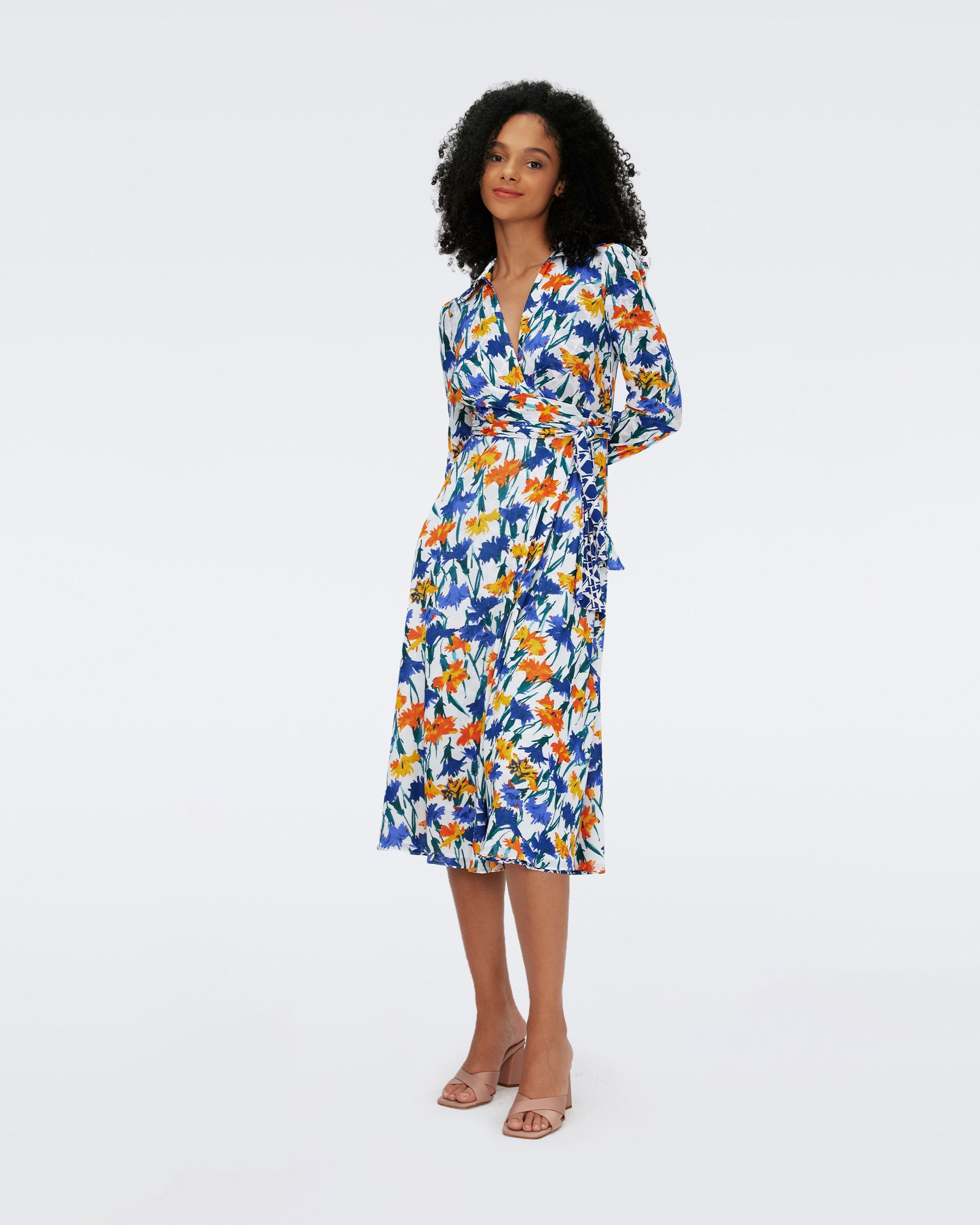 phoenix reversible mesh wrap dress DVF PHOENIX REVERSIBLE MESH WRAP DRESS