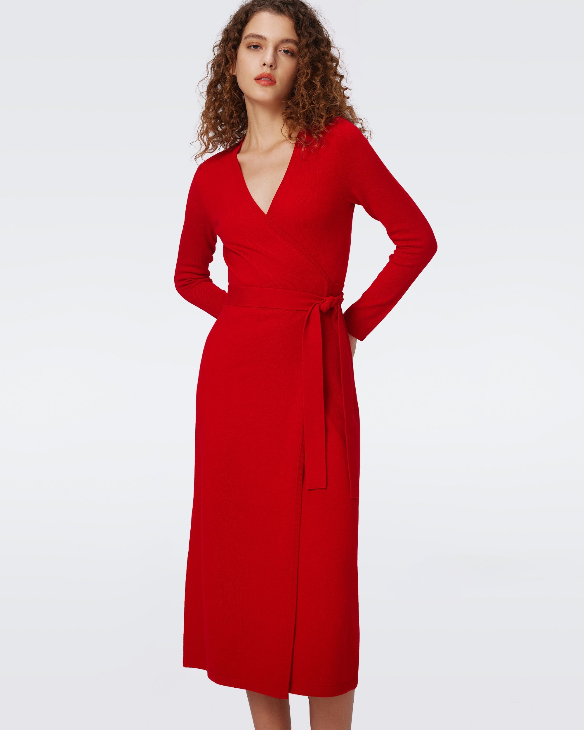 Astrid Wool-Cashmere Wrap Dress – Diane von Furstenberg HongKong Astrid Wool-Cashmere Wrap Dress – Diane von Furstenberg HongKong