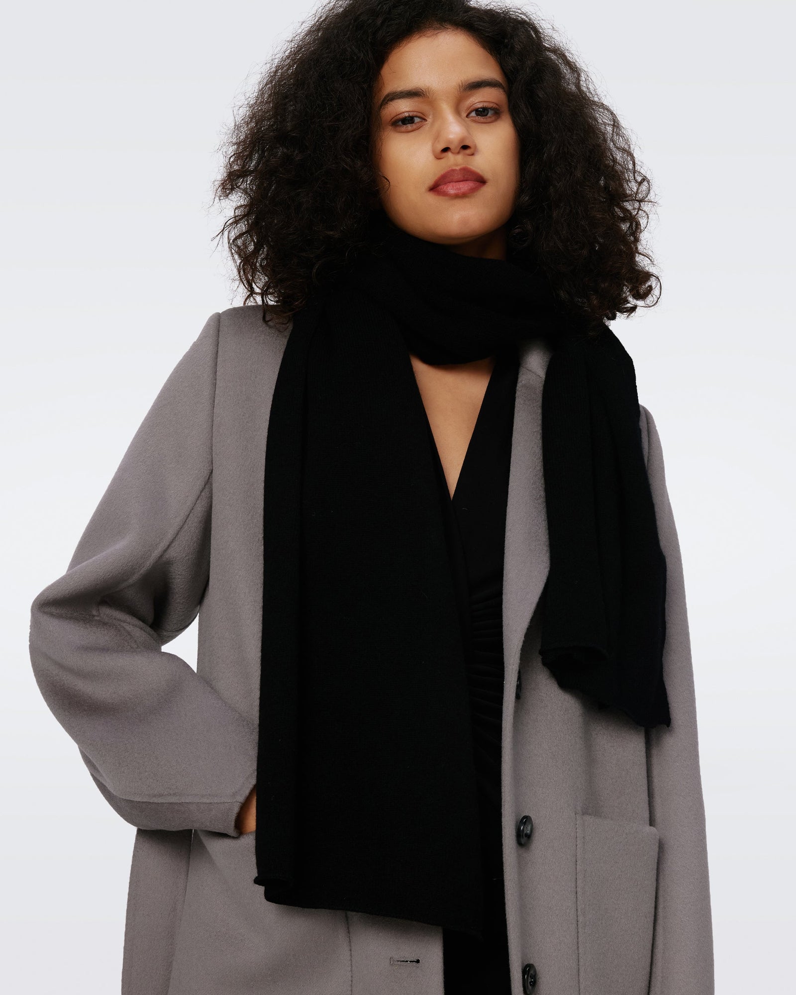 Cleo Wool-Cashmere Scarf