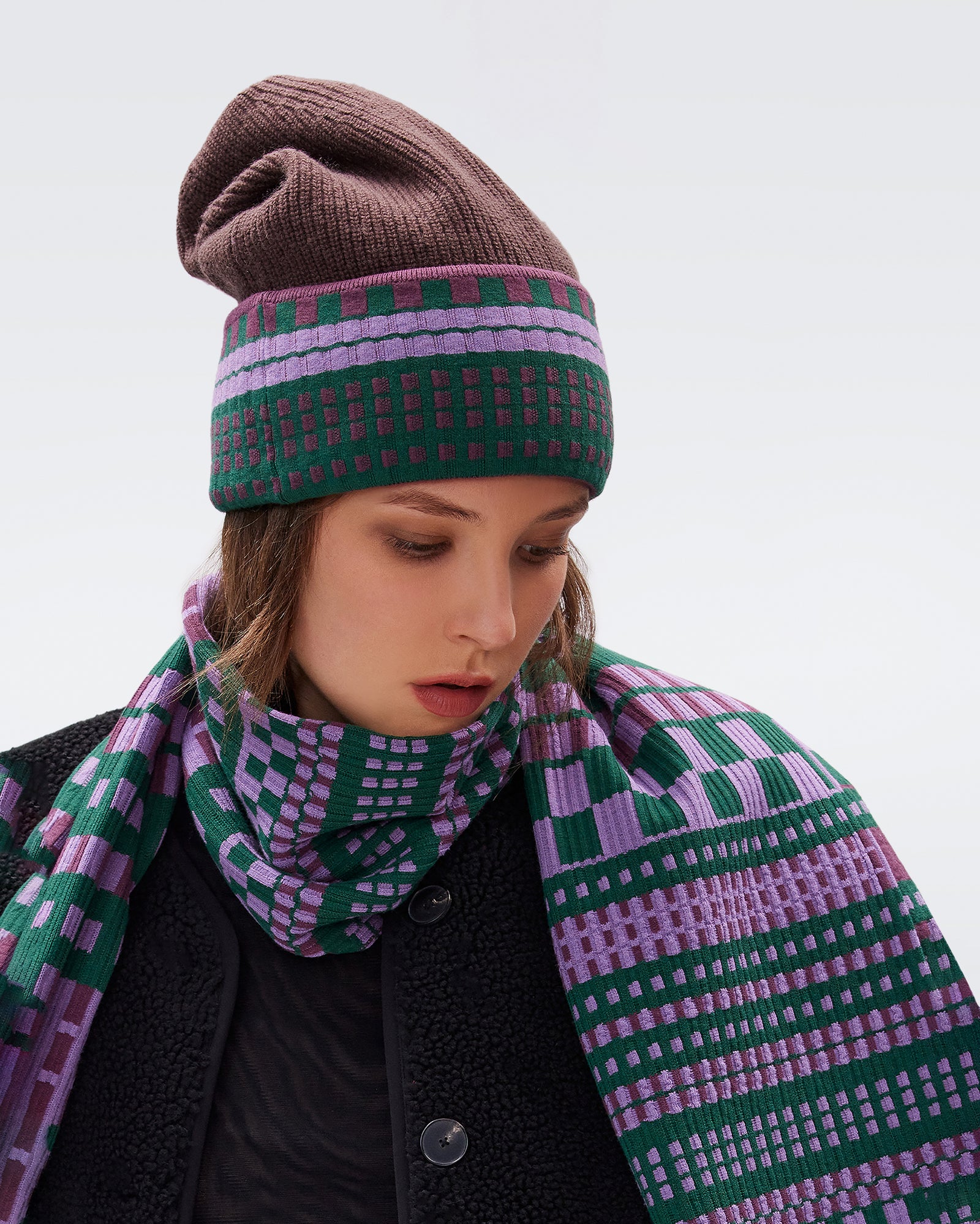 Rizzo Knit Jacquard Hat