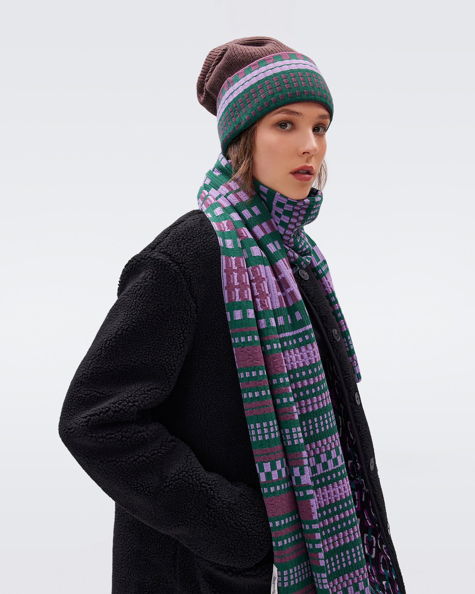 Rizzo Knit Jacquard Hat