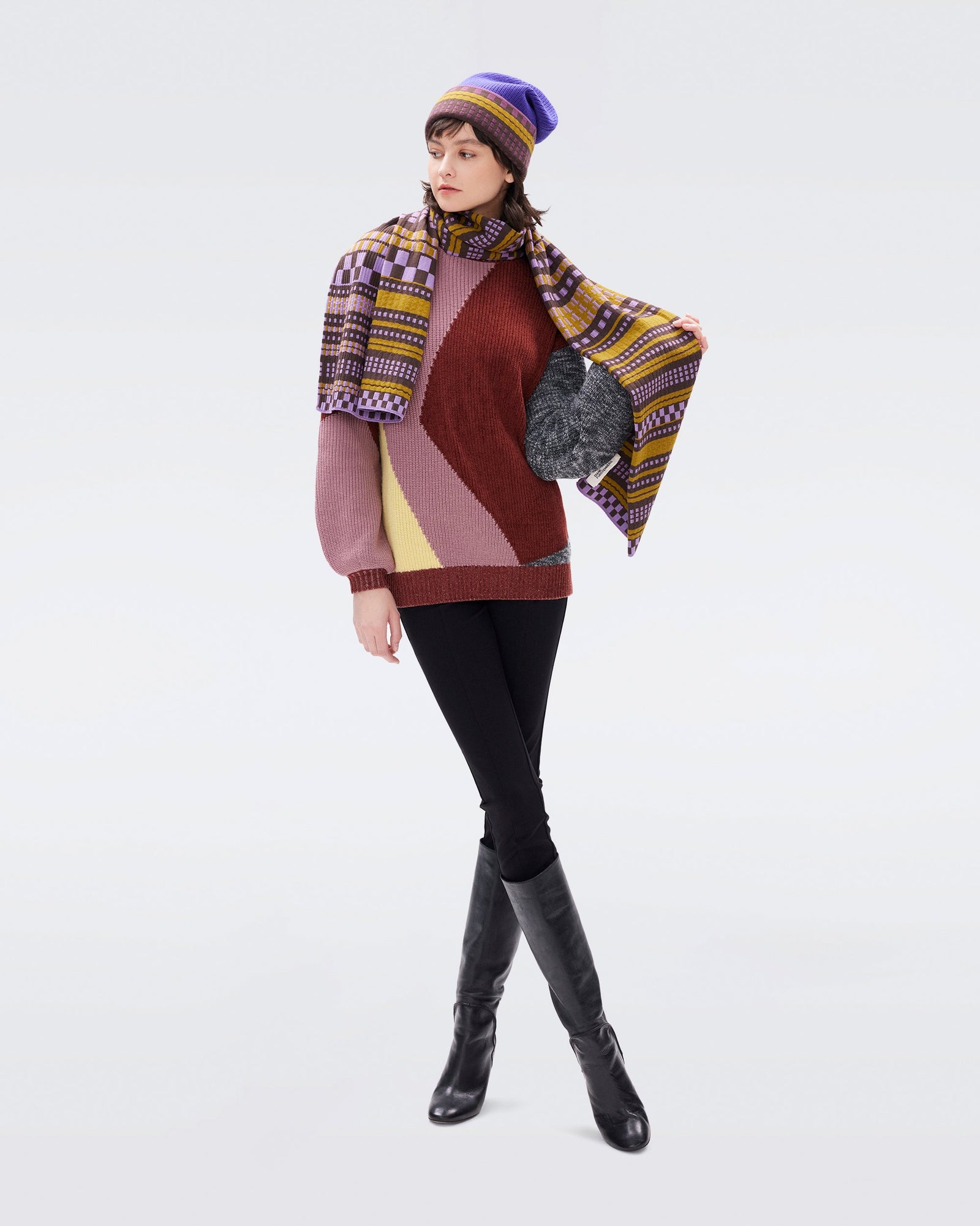 Rizzo Knit Jacquard Hat