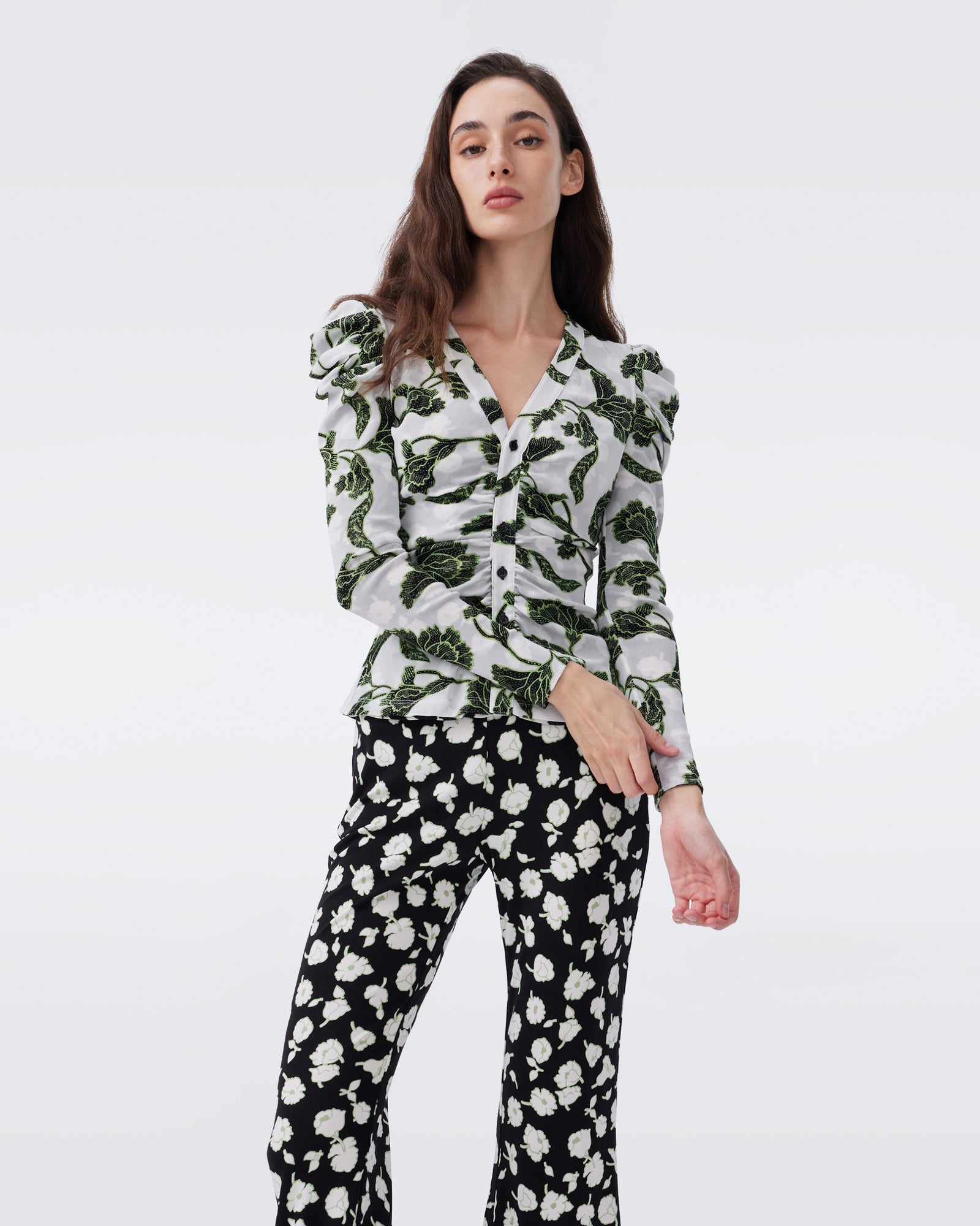 DVF GLADYS REVERSIBLE TOP