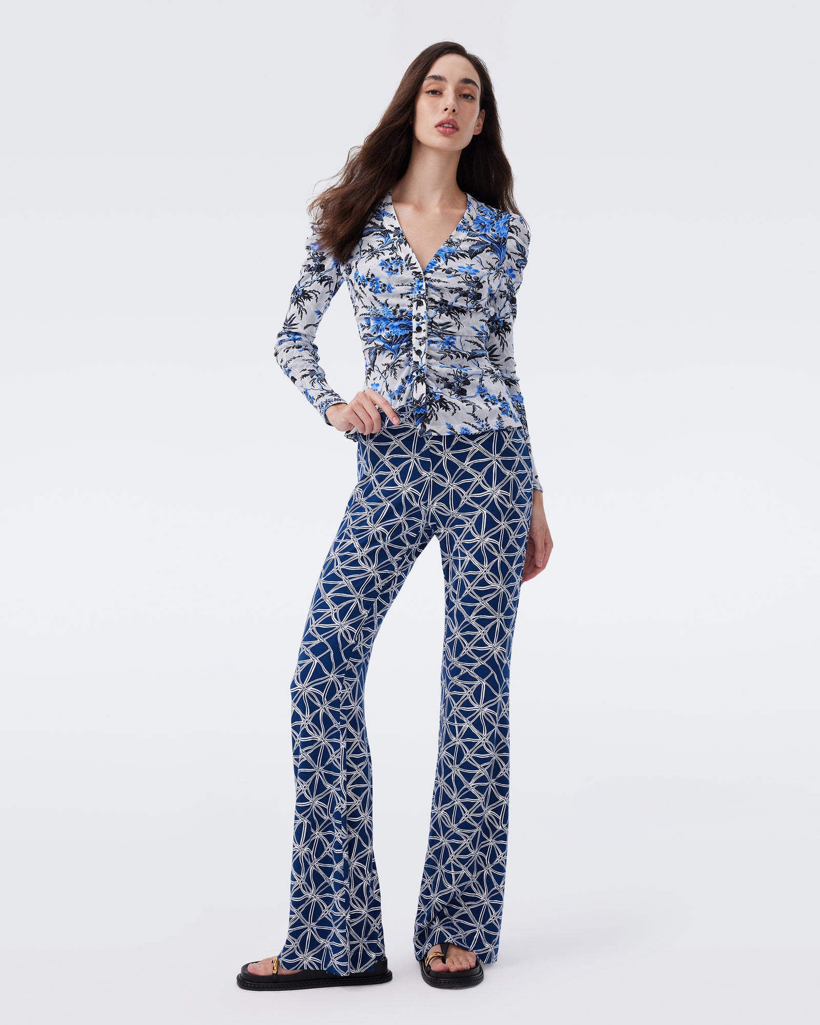 DVF GLADYS REVERSIBLE TOP