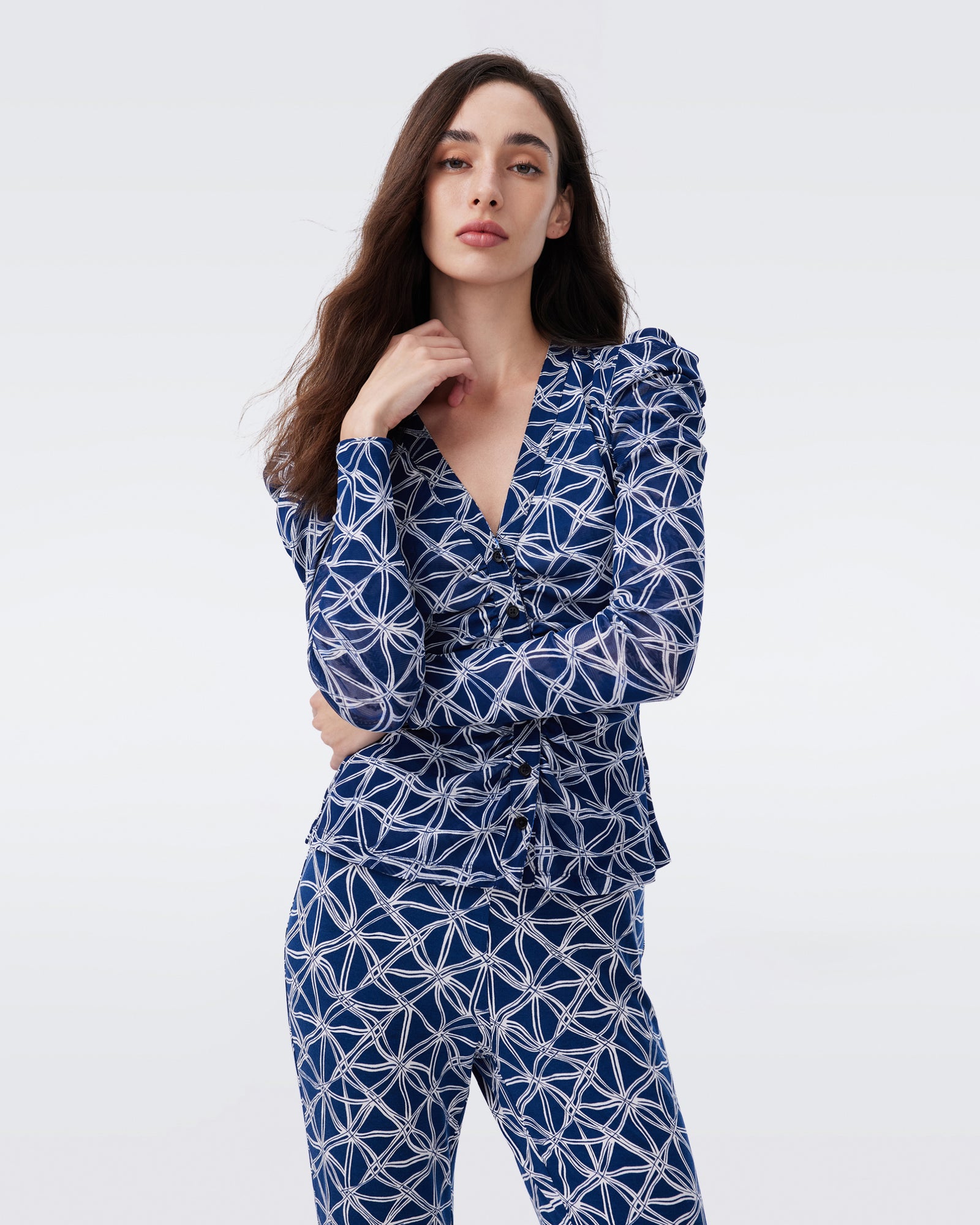 DVF GLADYS REVERSIBLE TOP