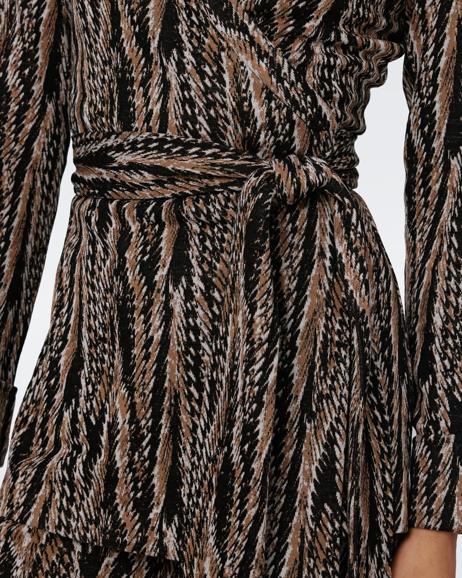 Sheree Jacquard Wrap Top