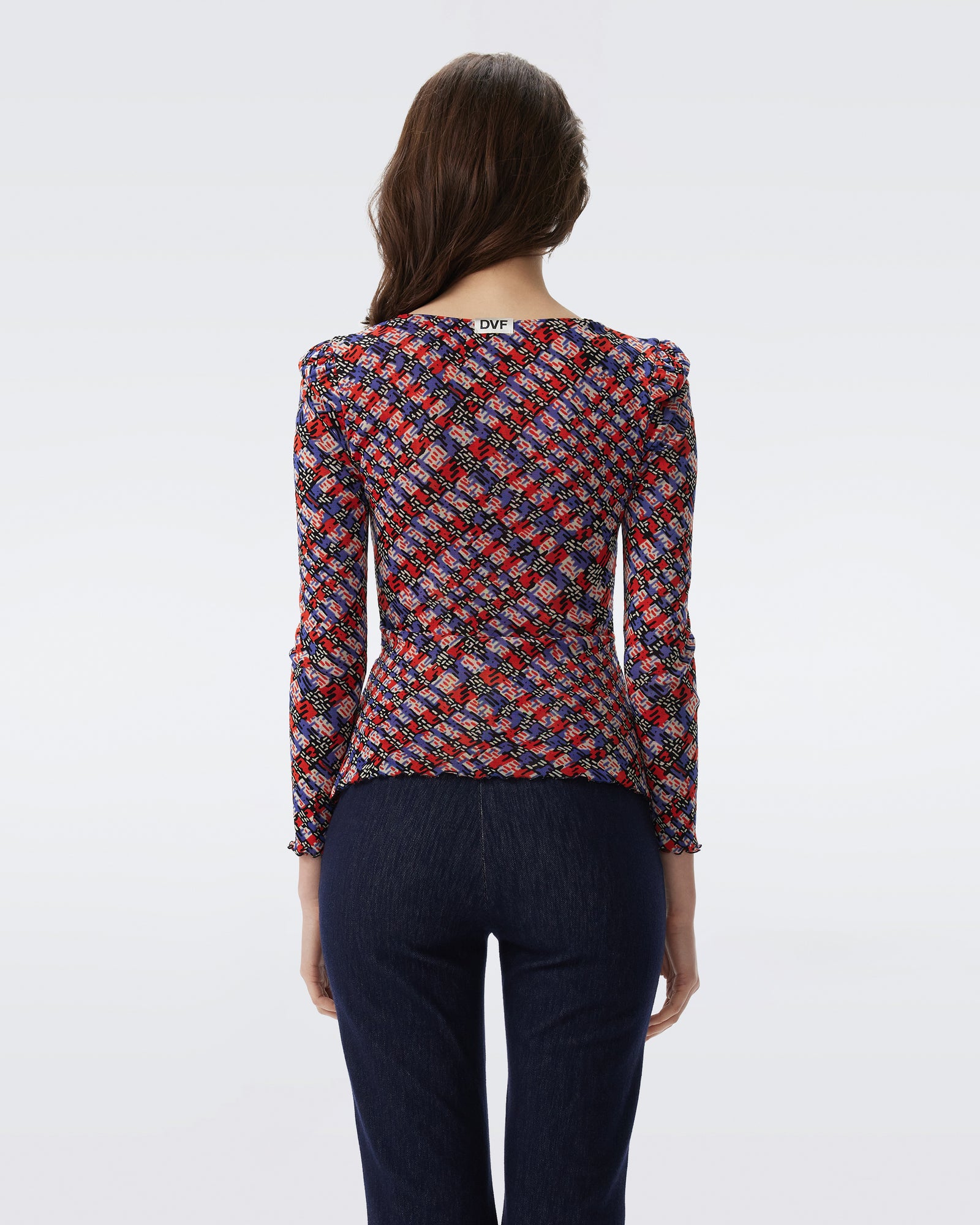 DVF FANCY REVERSIBLE TOP
