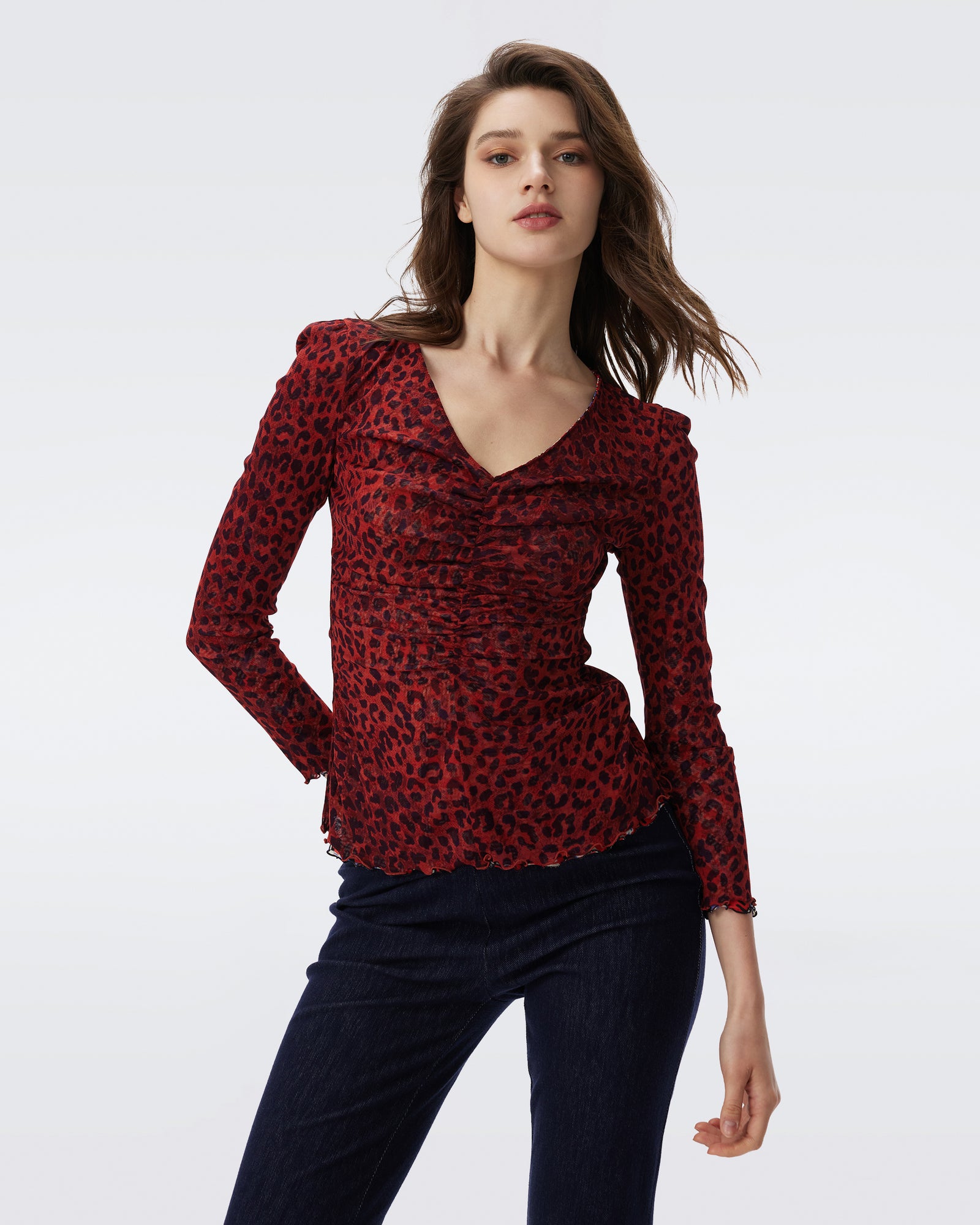 DVF FANCY REVERSIBLE TOP