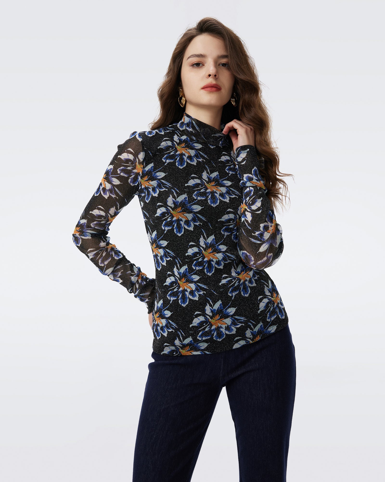 DVF DOUBLE LAYER REMY TOP