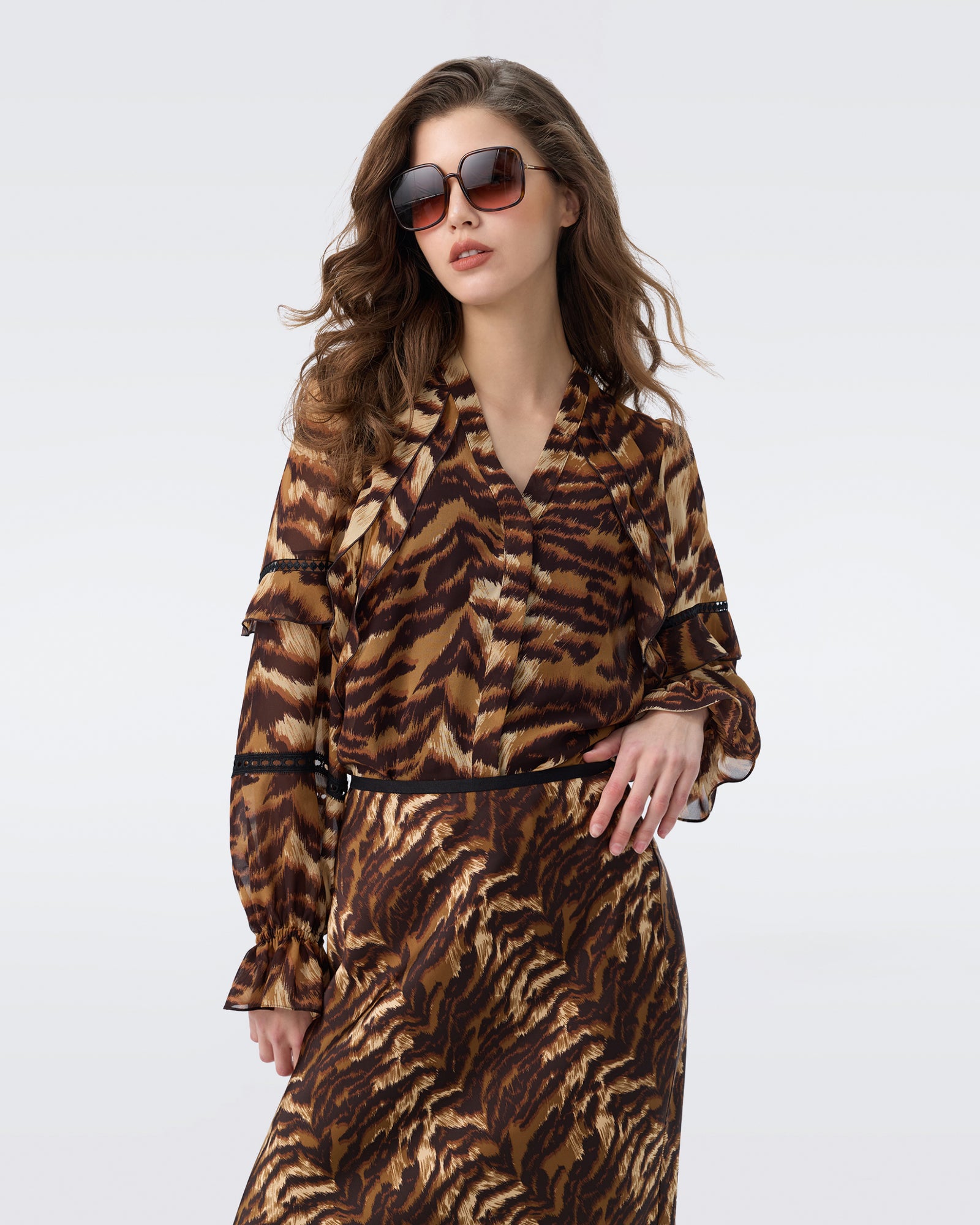 DVF SHARON TOP