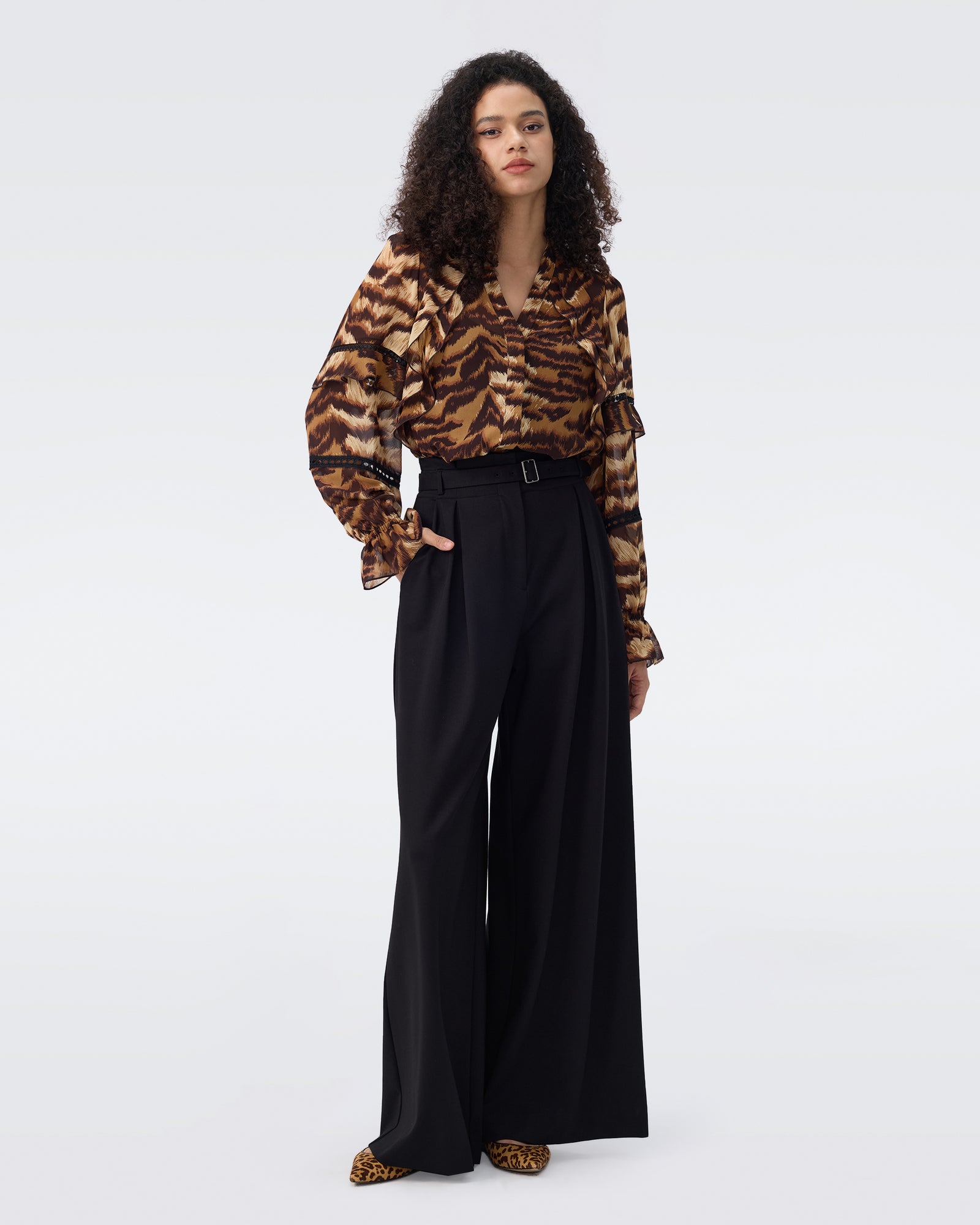 DVF SHARON TOP