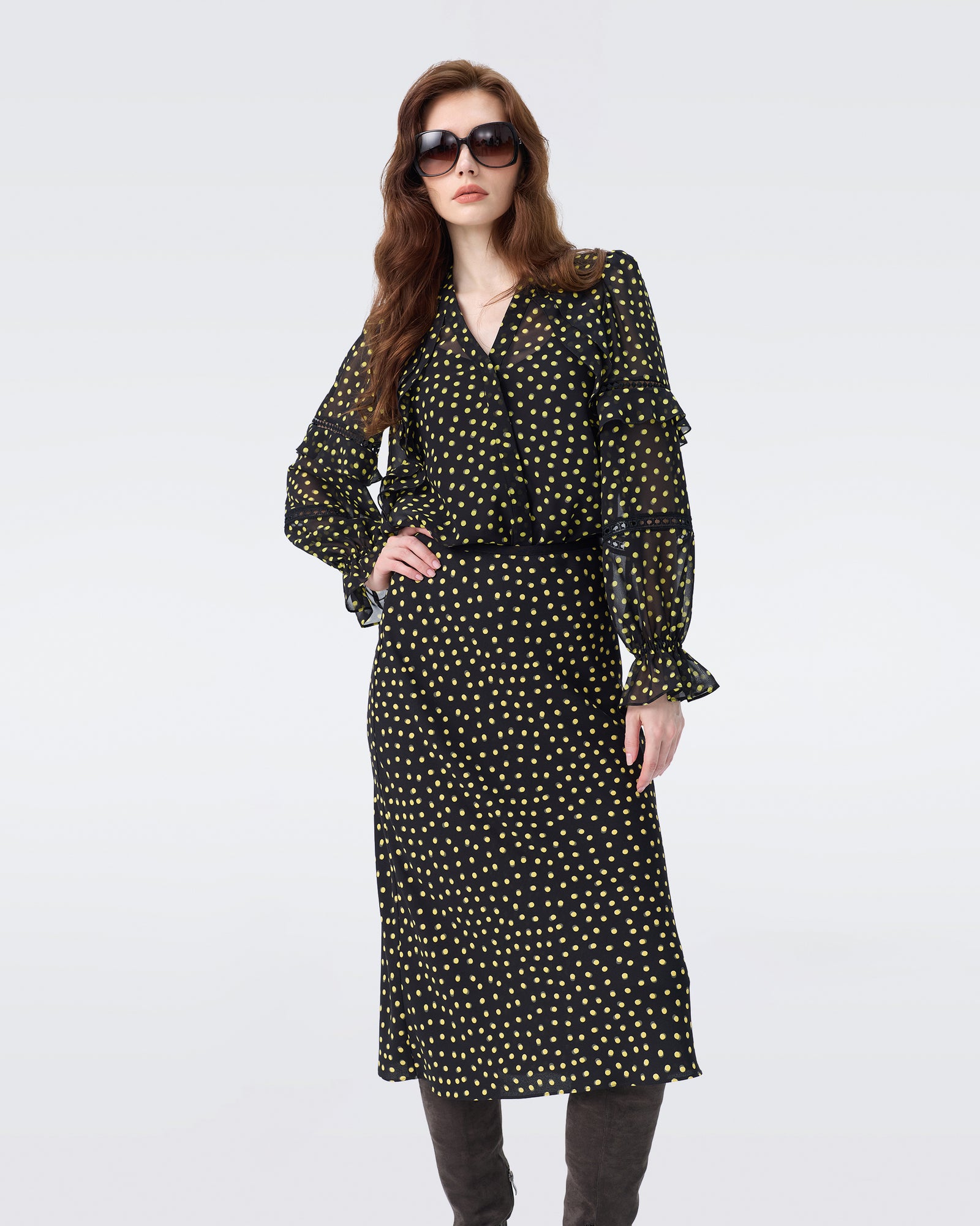 DVF SHARON TOP