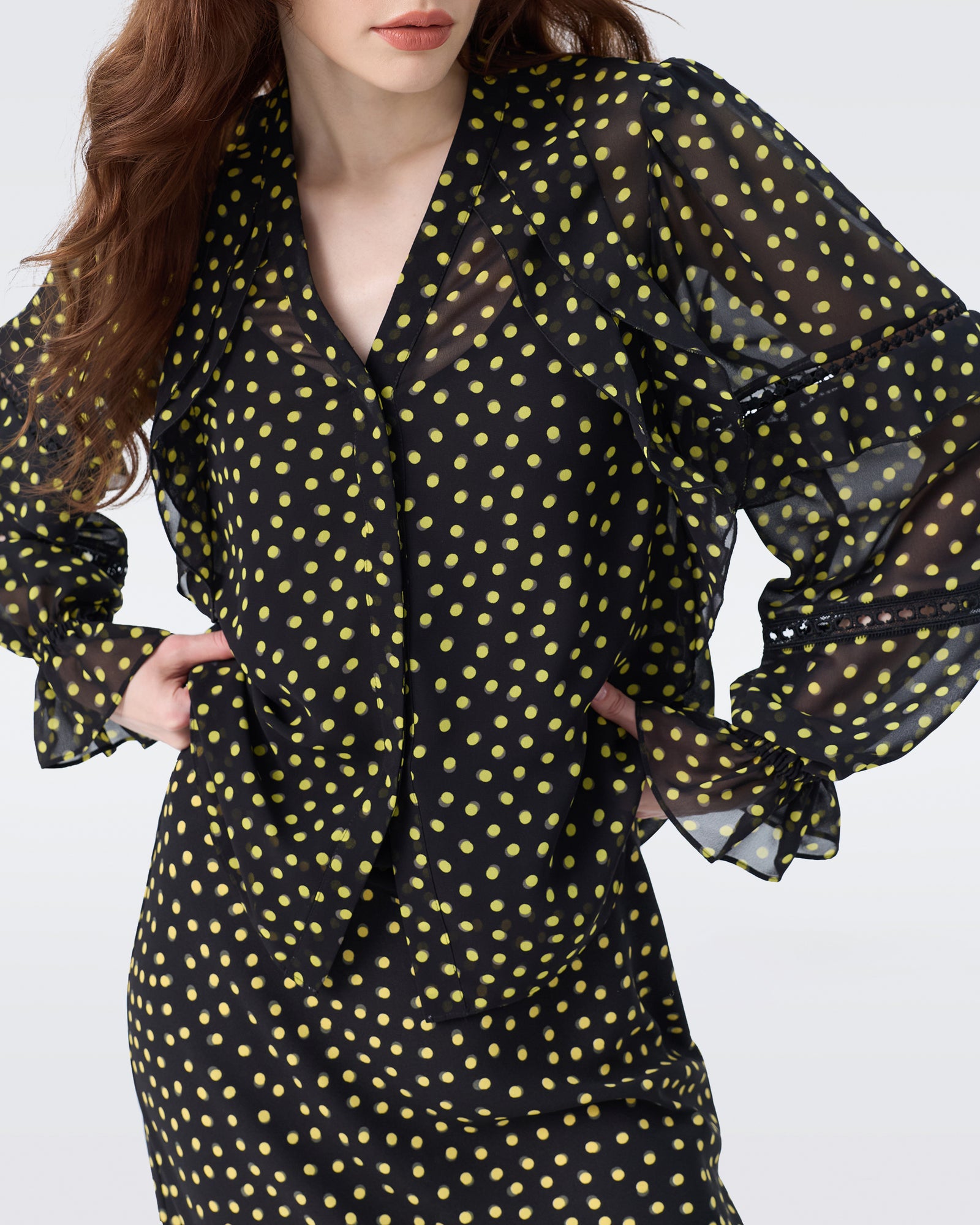 DVF SHARON TOP