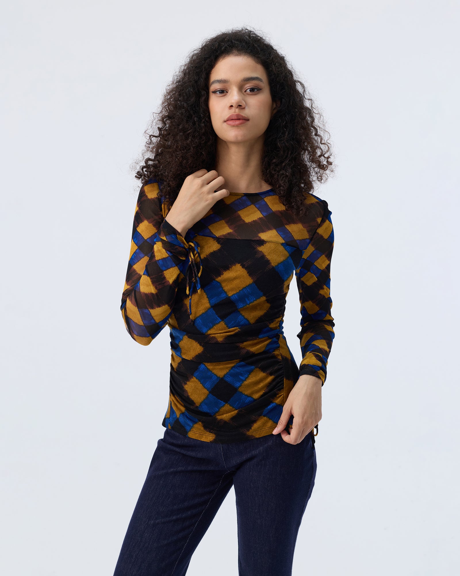 DVF KIRSTIE TOP