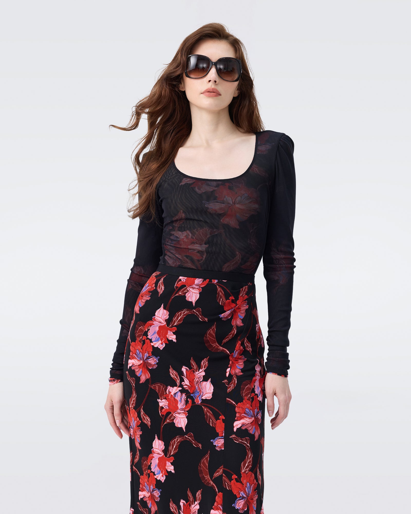 DVF ALI REVERSIBLE TOP