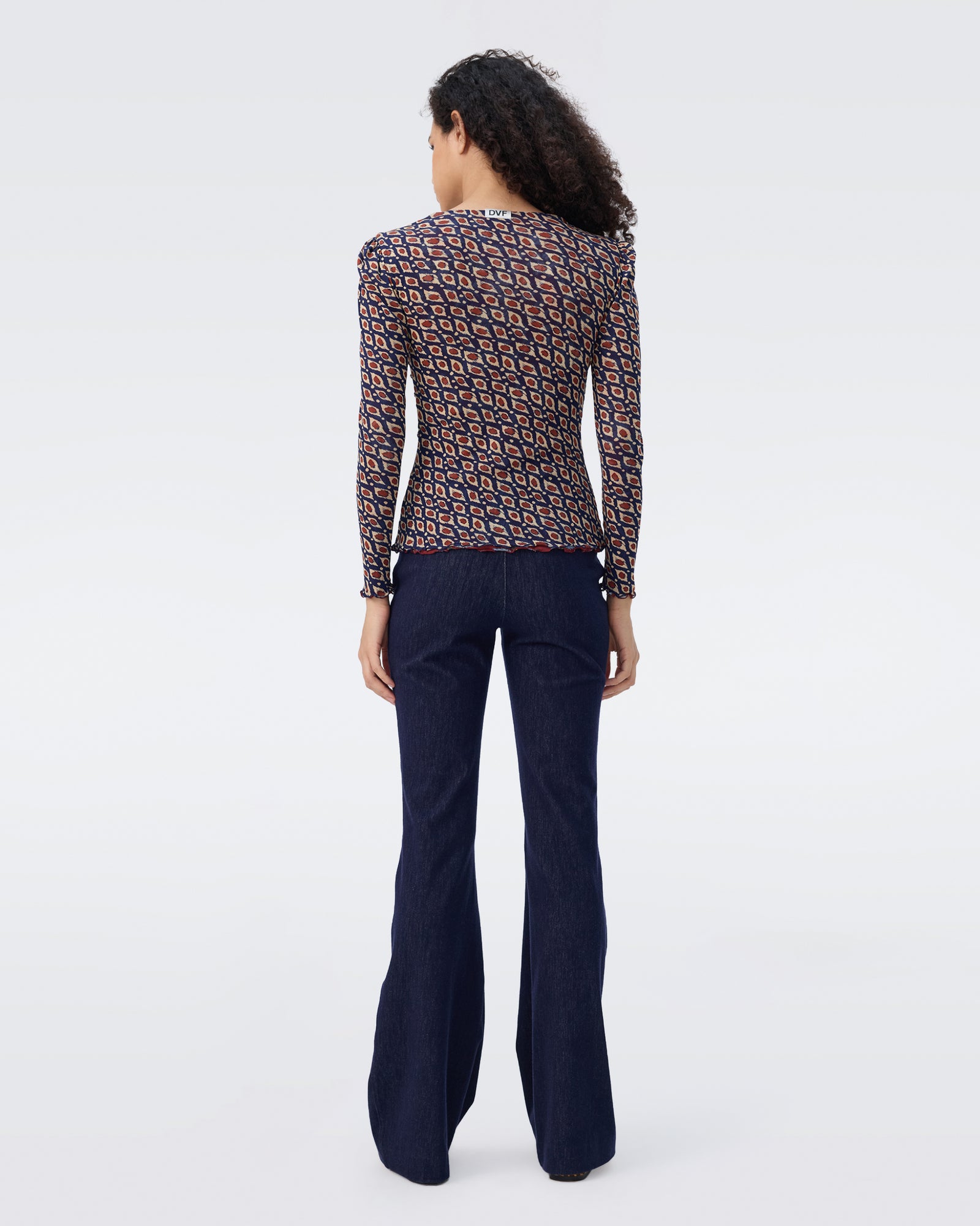 DVF FANCY REVERSIBLE TOP
