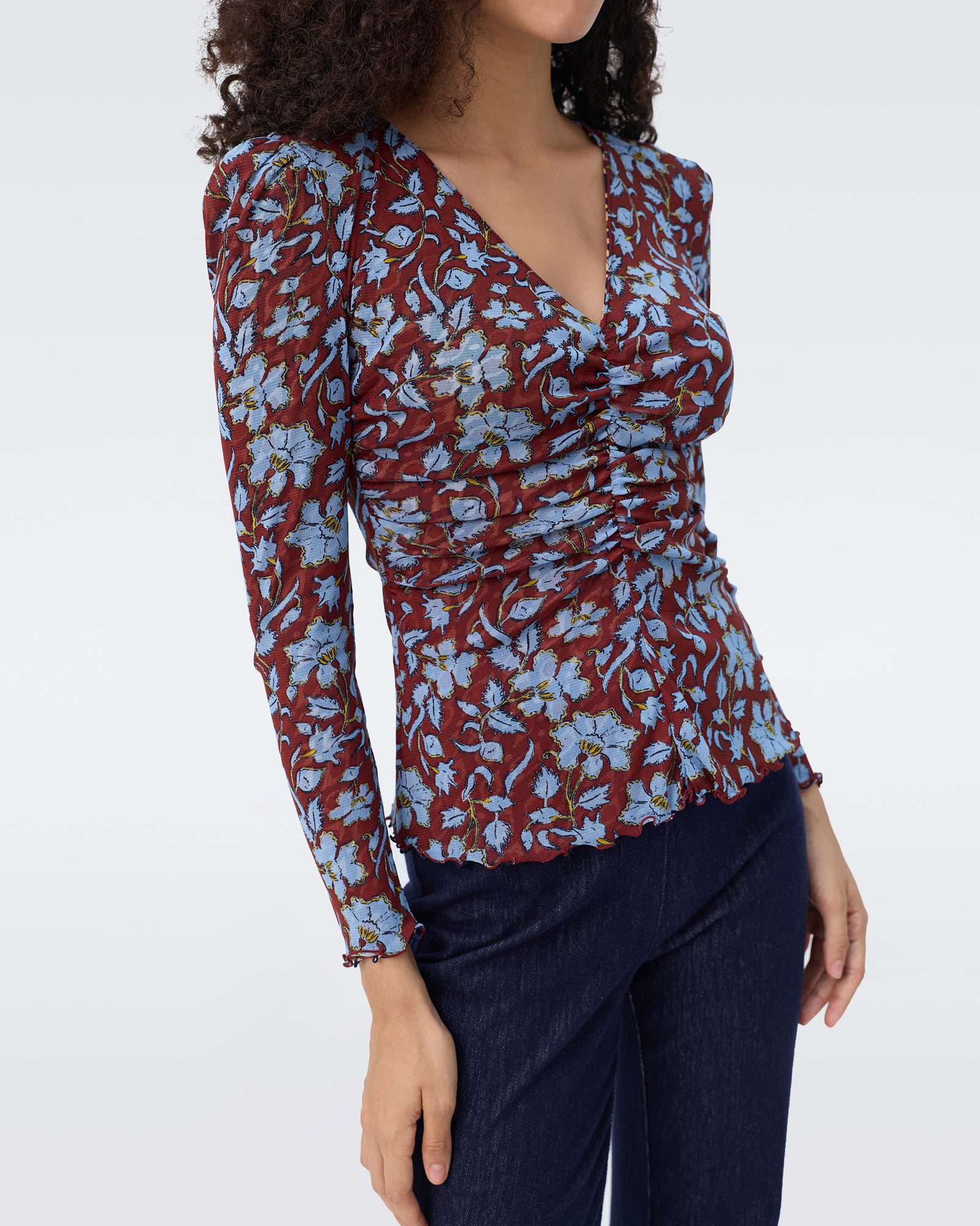 DVF FANCY REVERSIBLE TOP