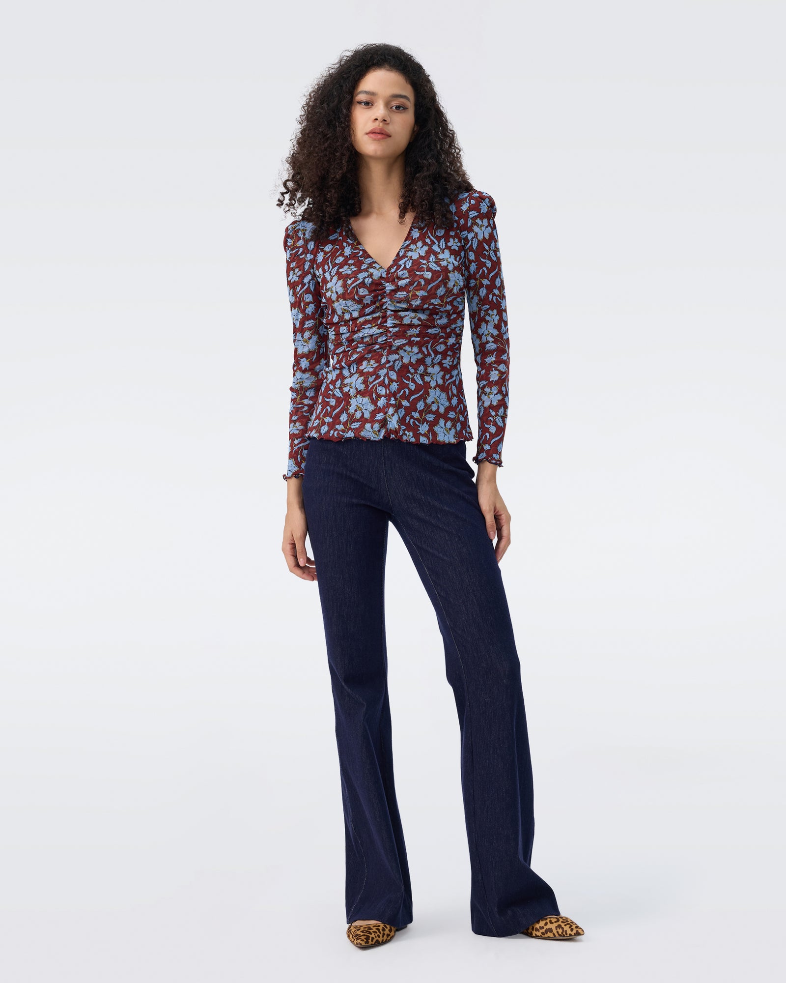DVF FANCY REVERSIBLE TOP