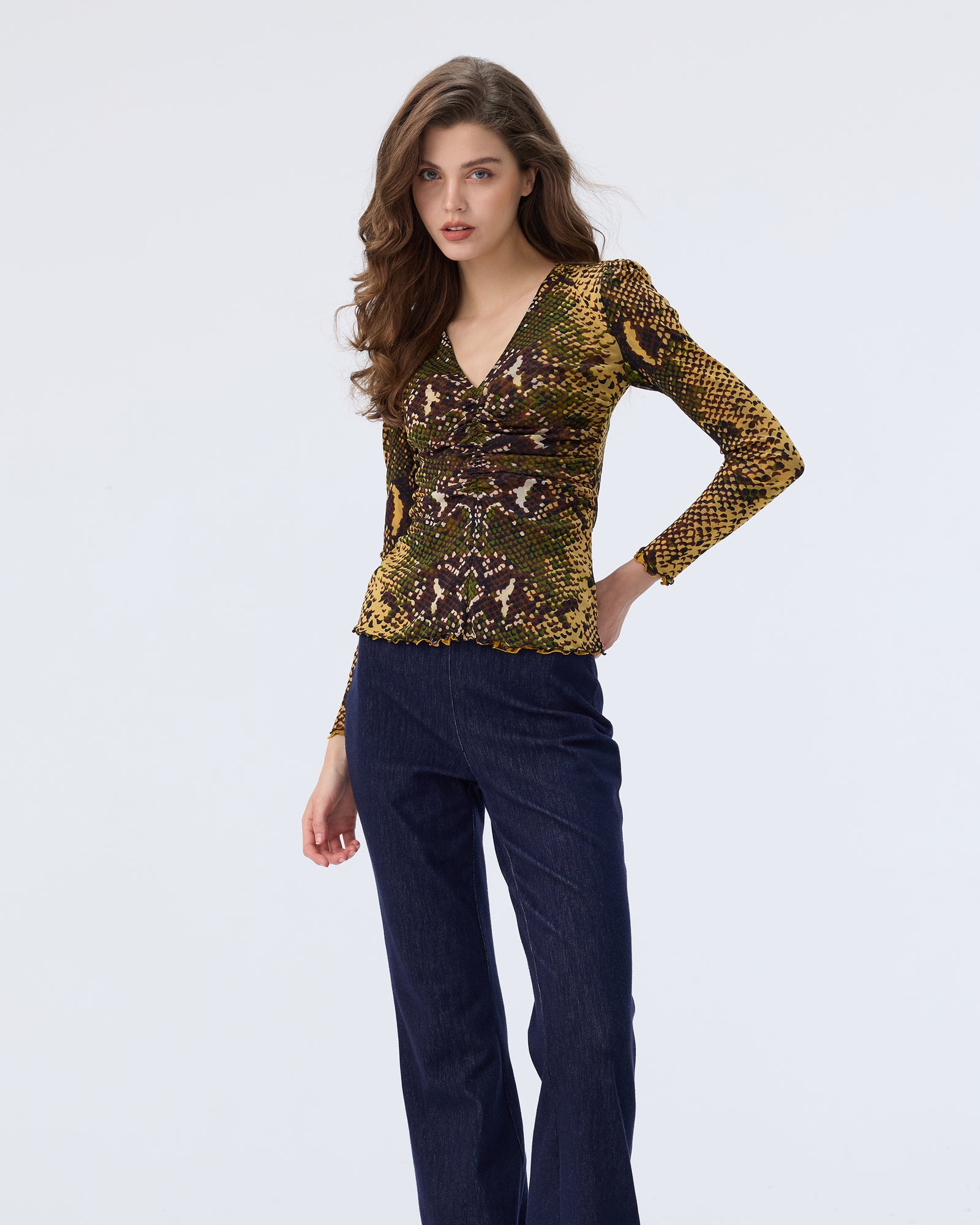 DVF FANCY REVERSIBLE TOP