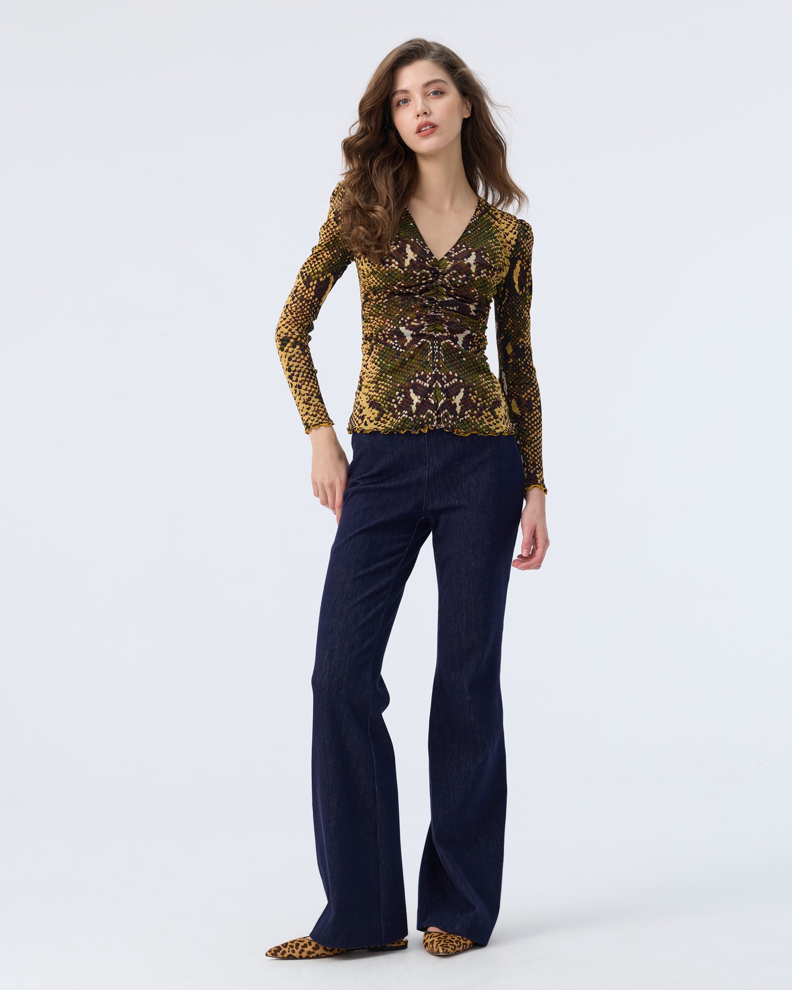DVF FANCY REVERSIBLE TOP