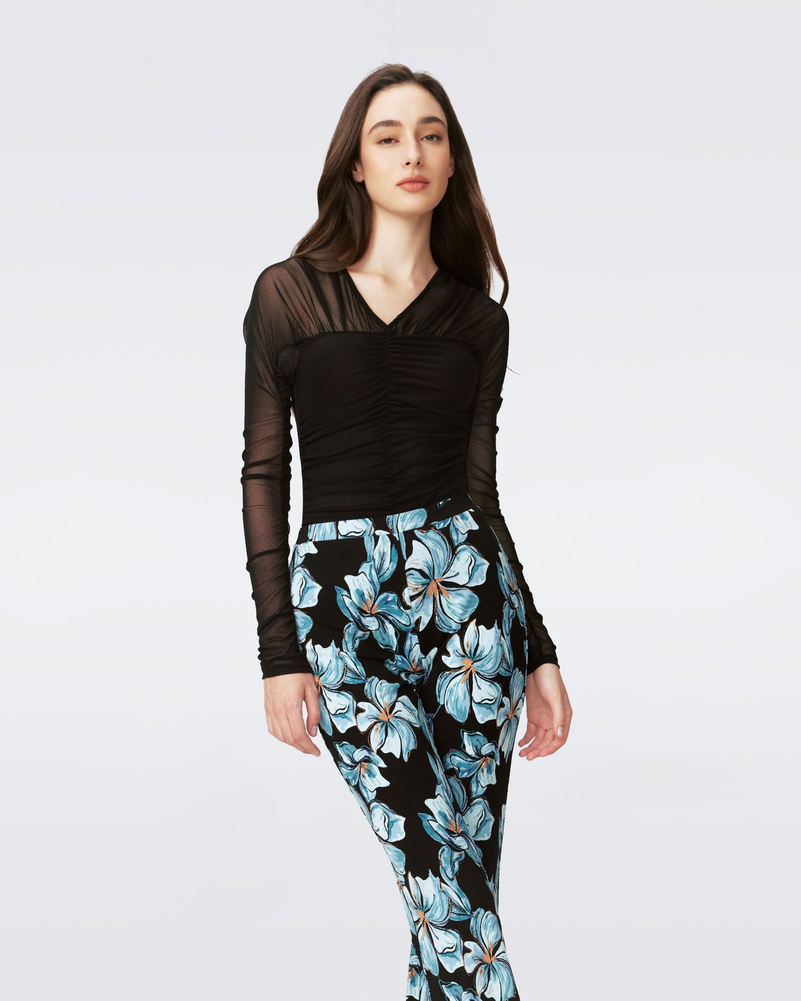 DVF ELI TOP in BLACK