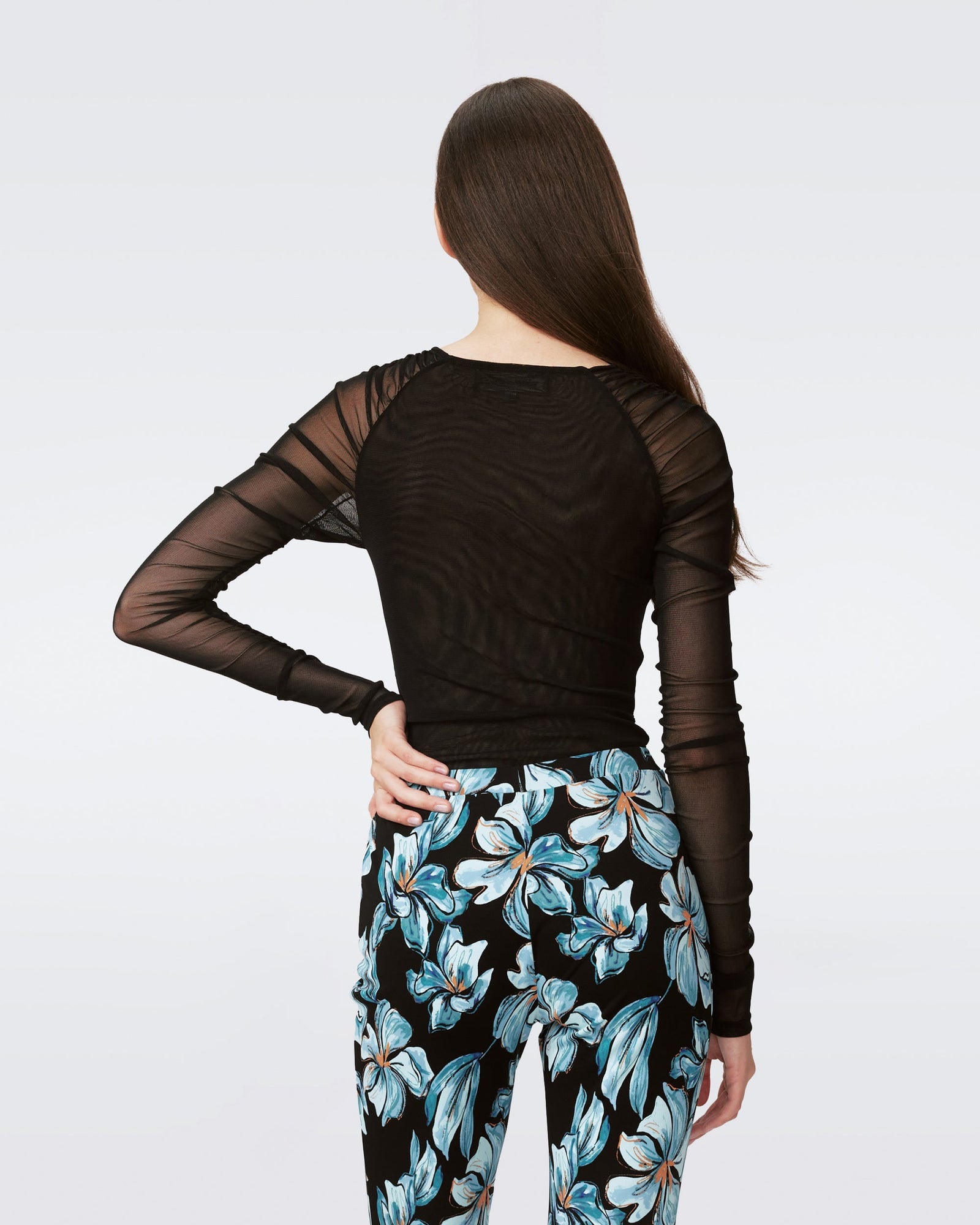 DVF ELI TOP in BLACK