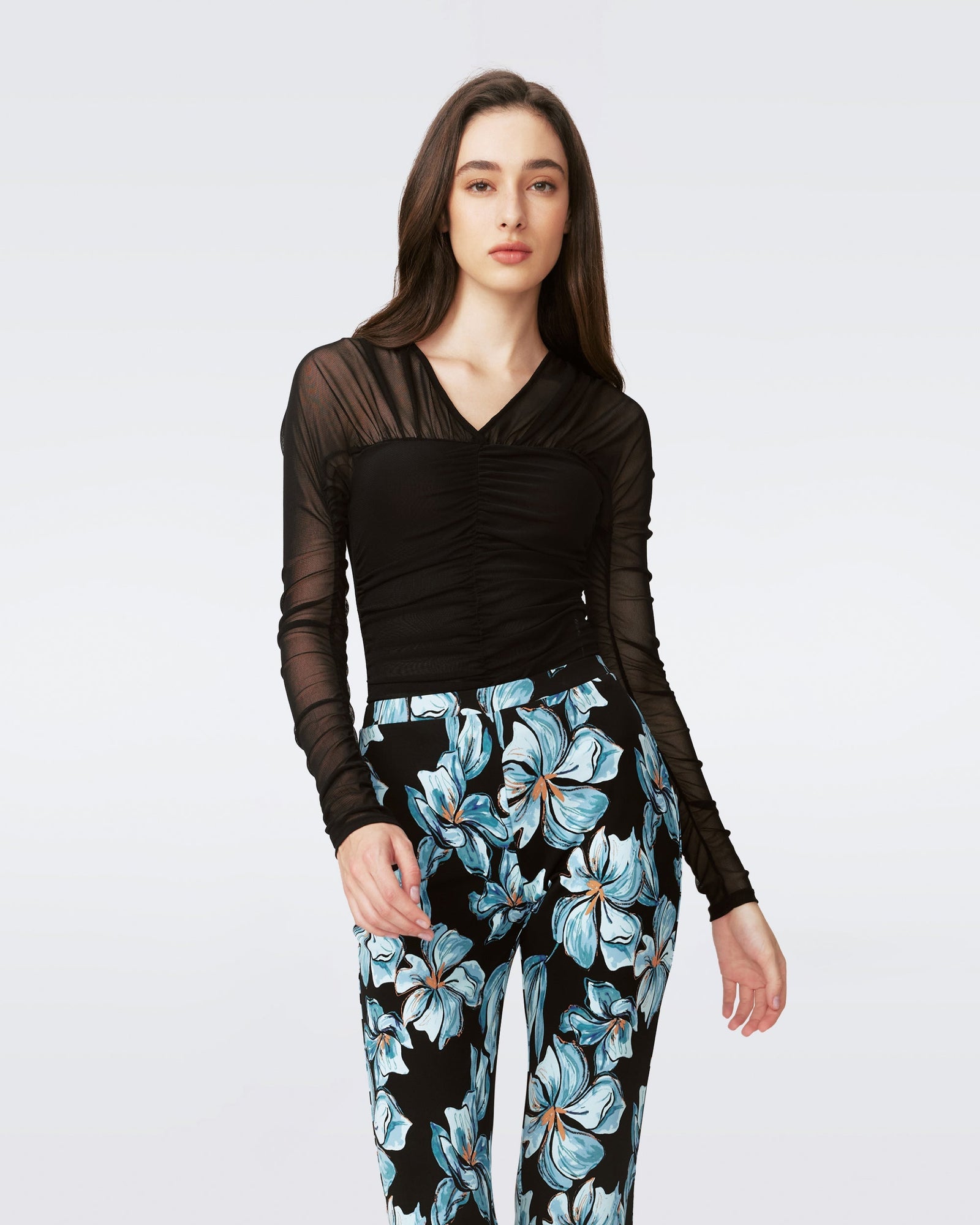 DVF ELI TOP in BLACK