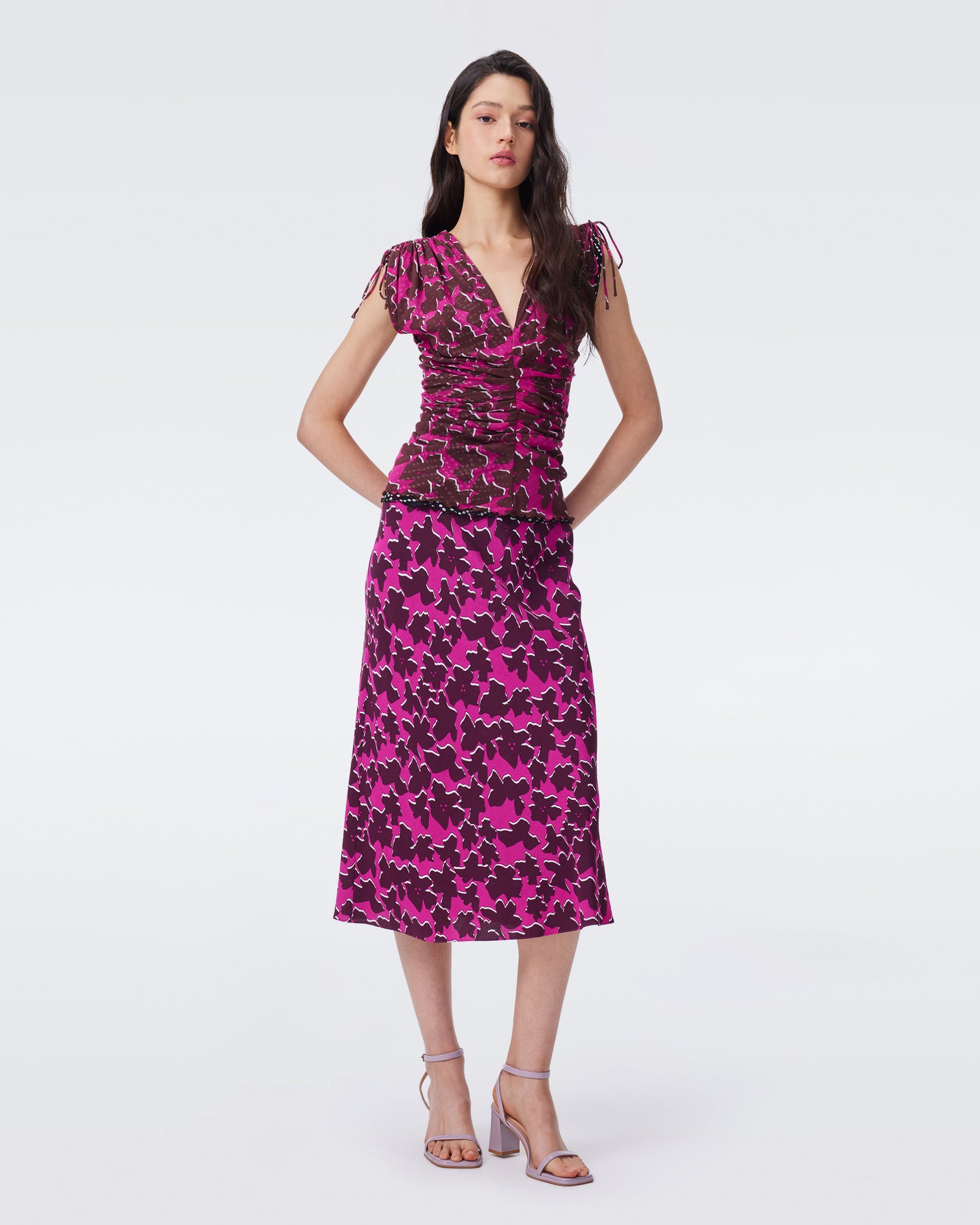 DVF ASHLI REVERSIBLE TOP