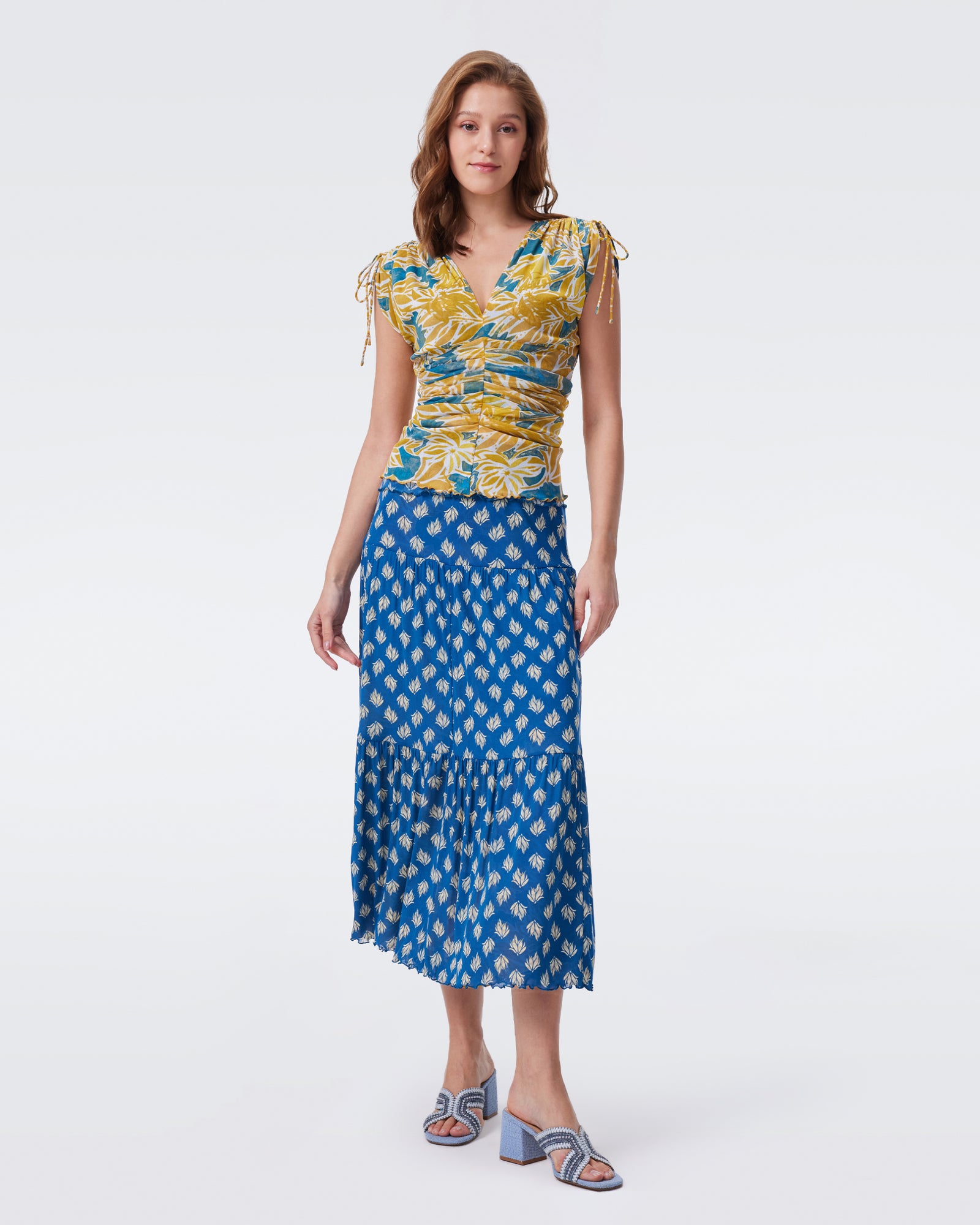 DVF ASHLI REVERSIBLE TOP