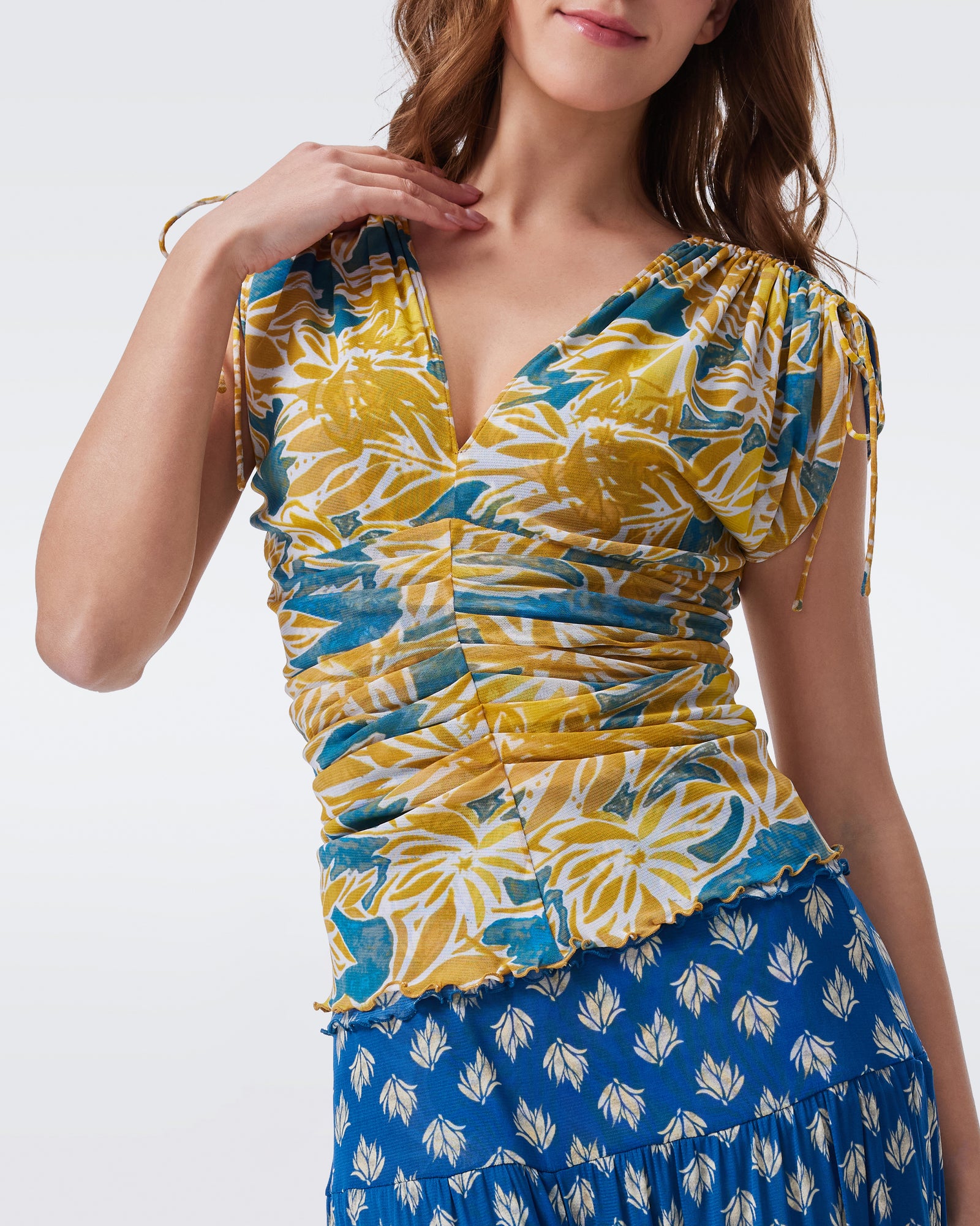 DVF ASHLI REVERSIBLE TOP