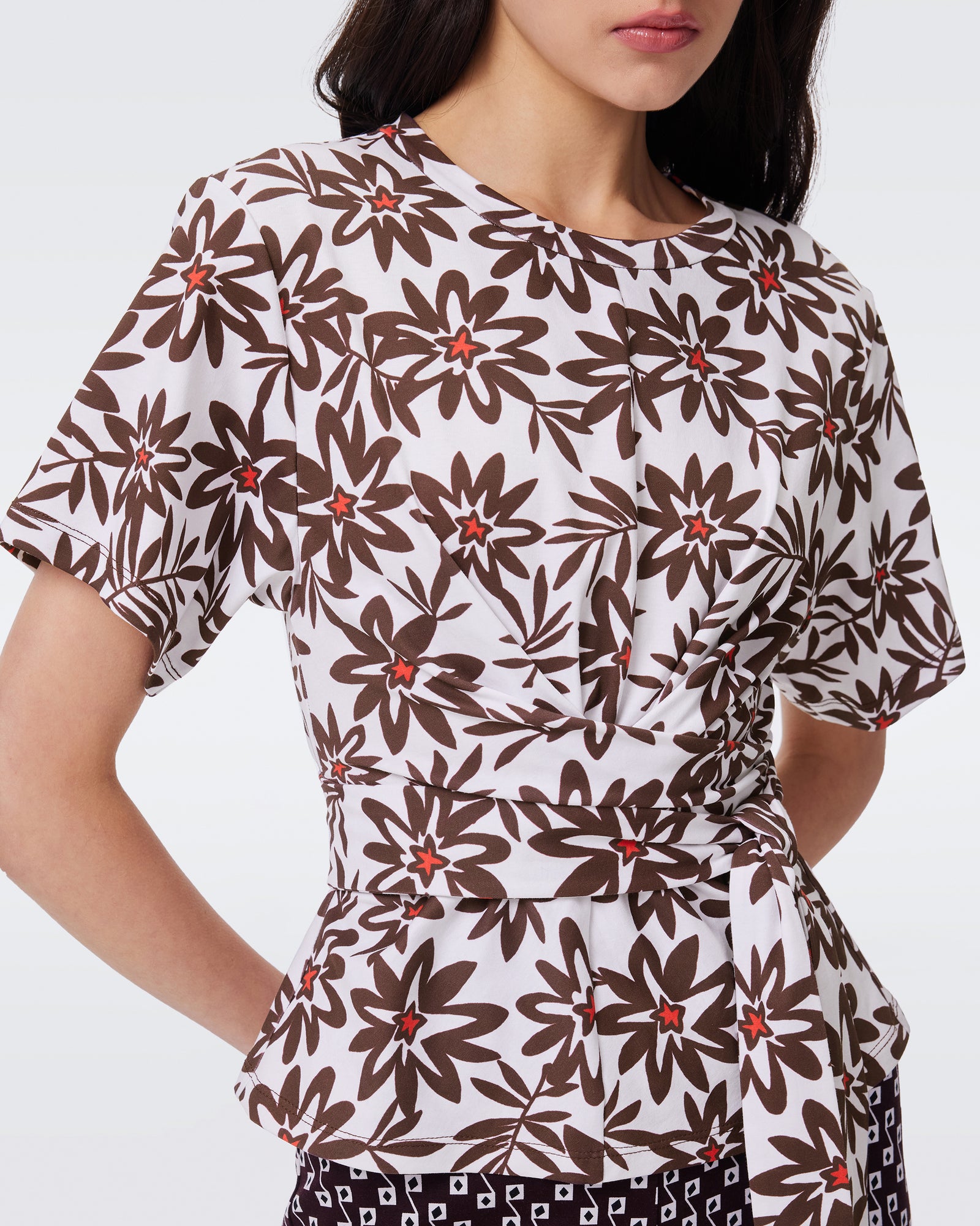 DVF TERESSA TOP