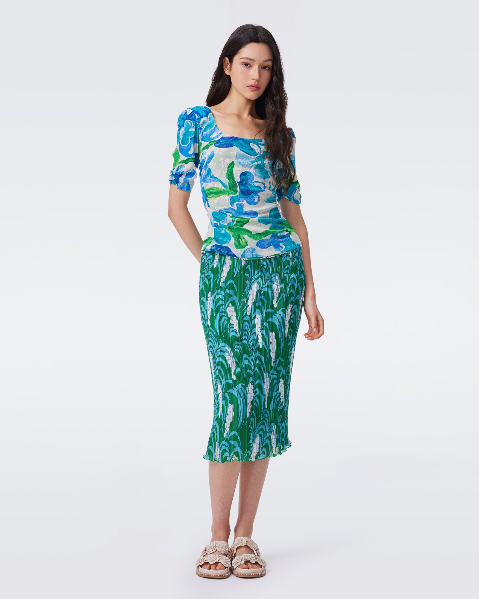 DVF ALI REVERSIBLE TOP