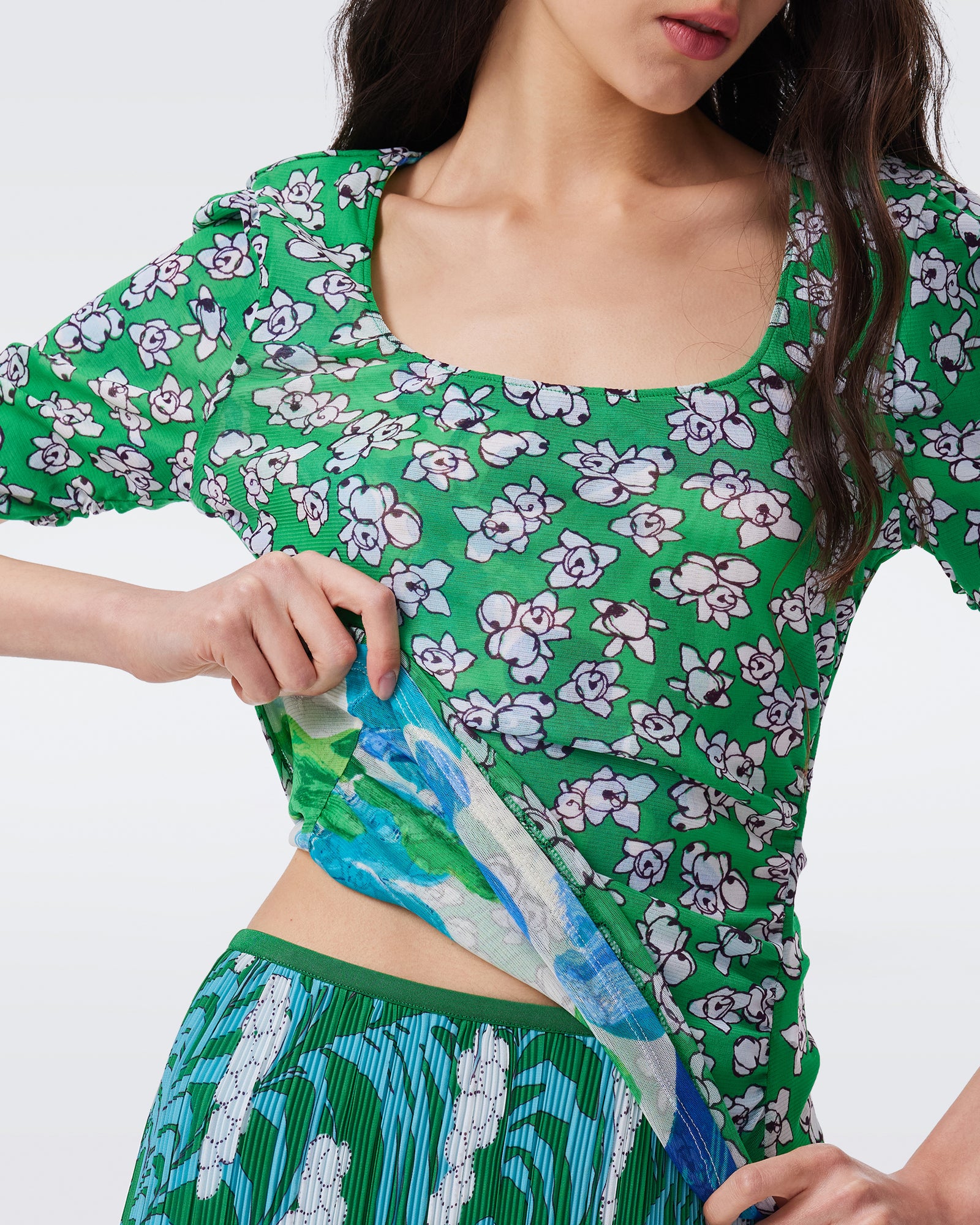 DVF ALI REVERSIBLE TOP