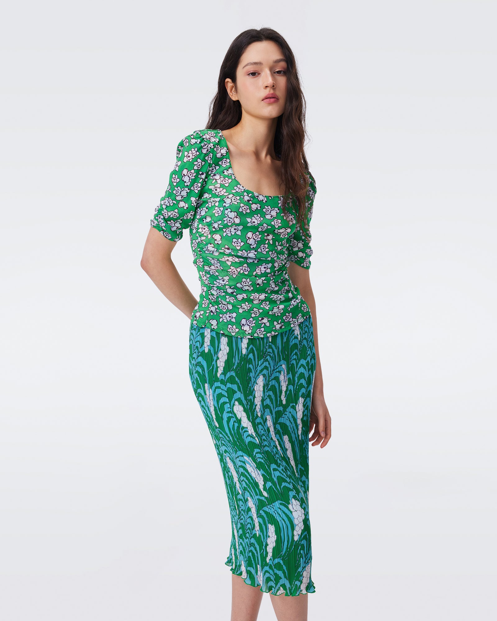 DVF ALI REVERSIBLE TOP