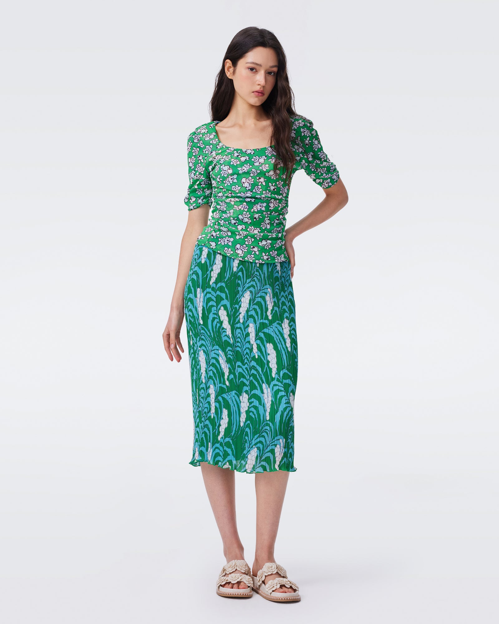 DVF ALI REVERSIBLE TOP