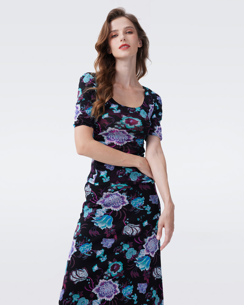 DVF ALI REVERSIBLE TOP