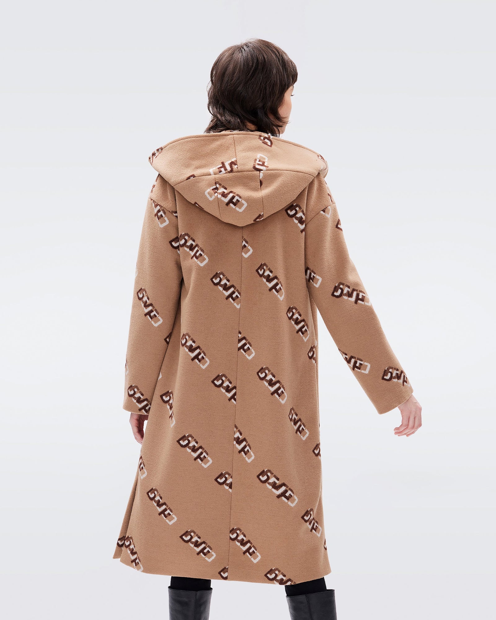 Eunice Knit Jacquard Coat