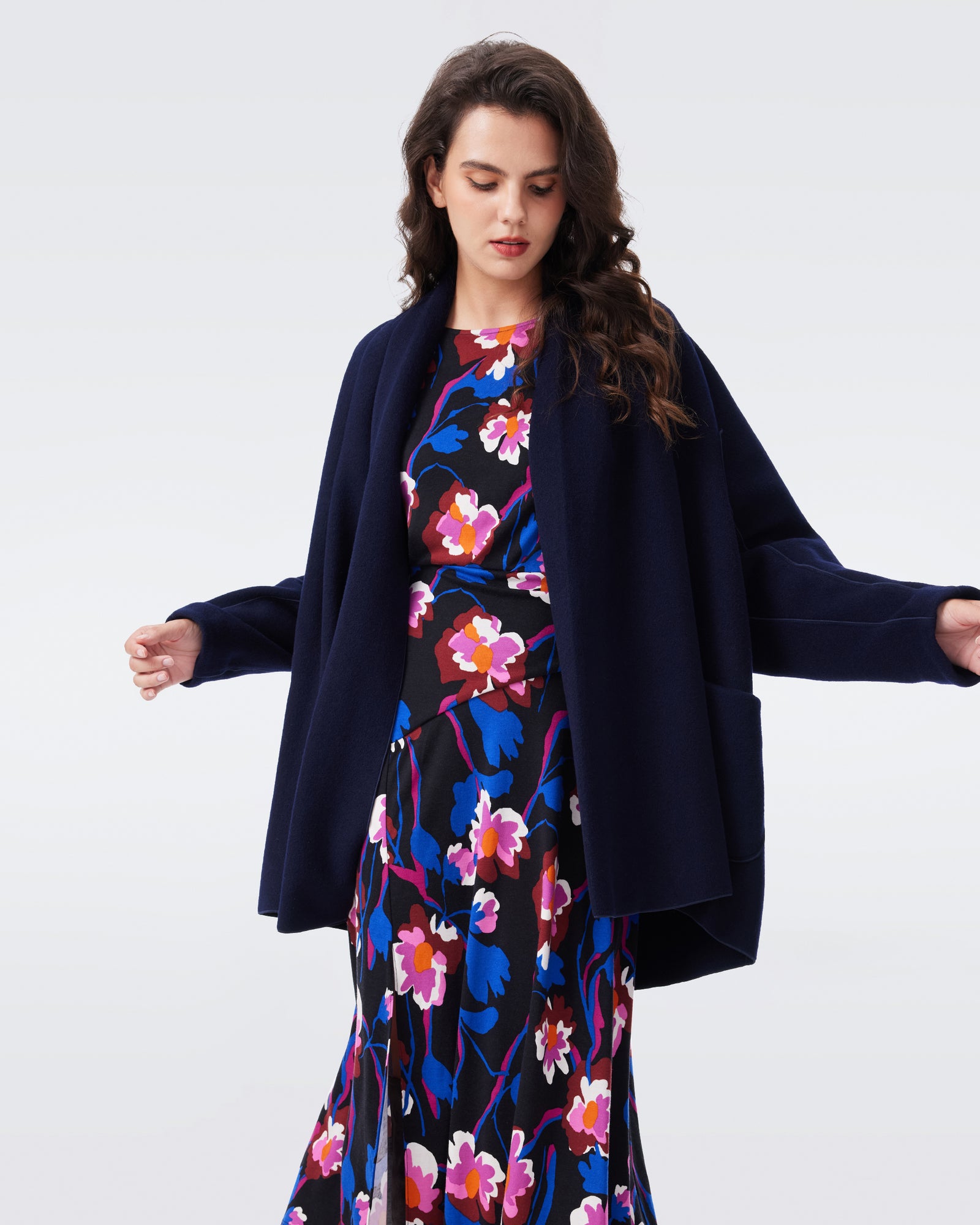 DVF SHORT RAY COAT