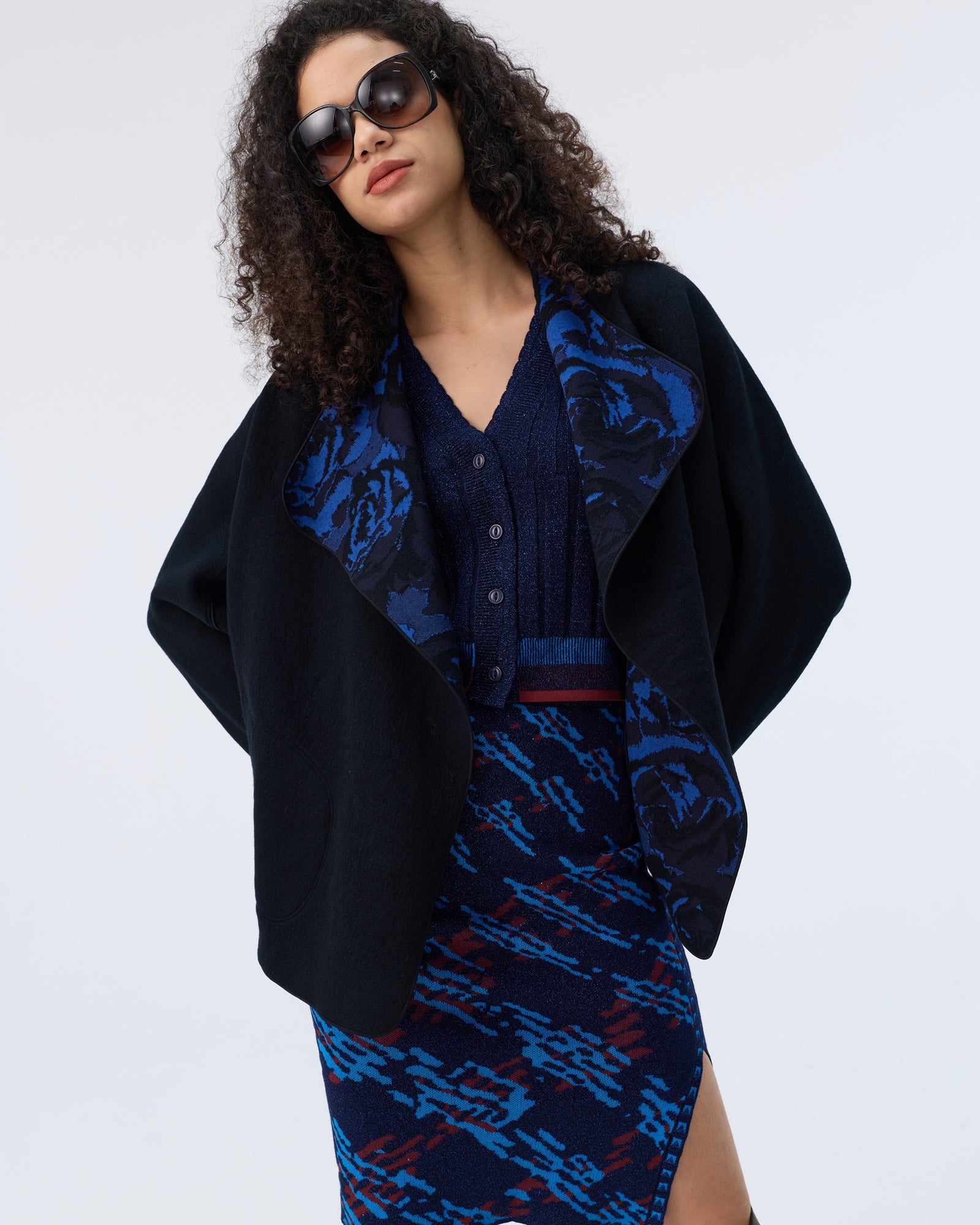 DVF WHITNEY REVERSIBLE COAT