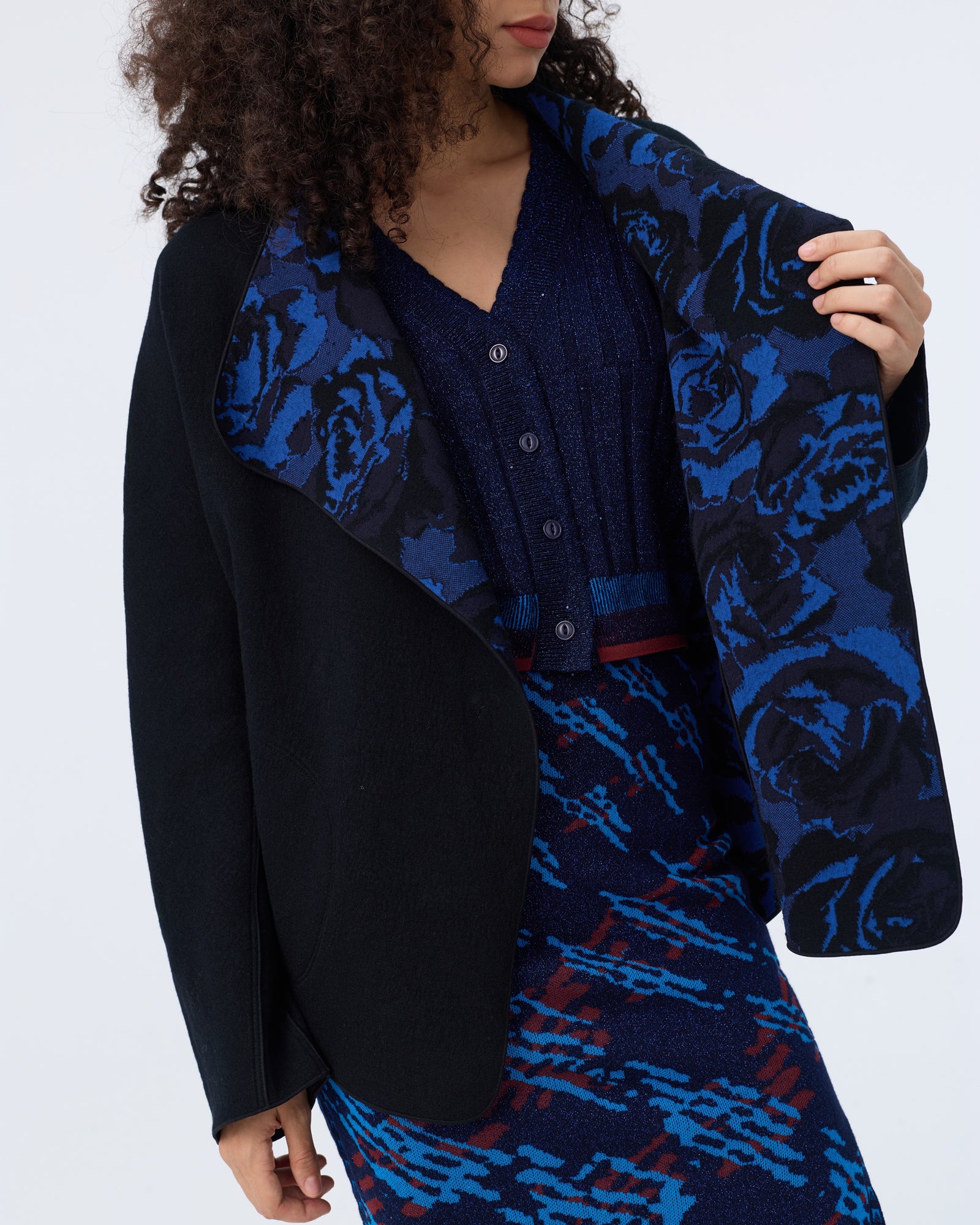 DVF WHITNEY REVERSIBLE COAT