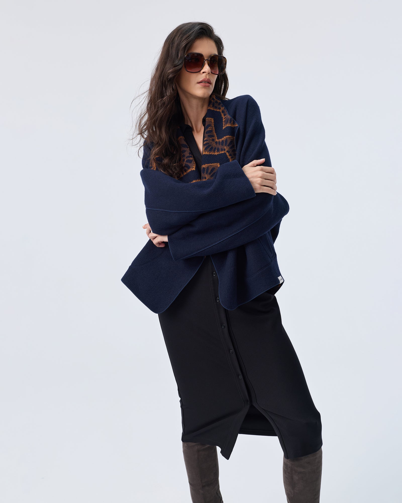 DVF WHITNEY REVERSIBLE COAT