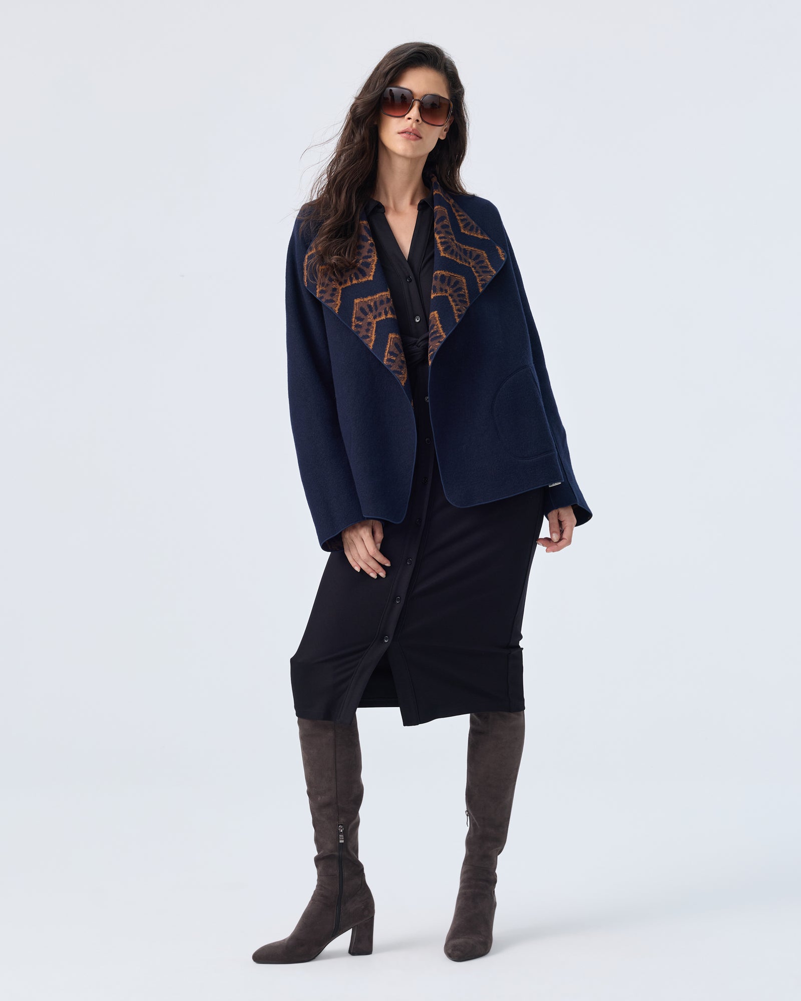 DVF WHITNEY REVERSIBLE COAT