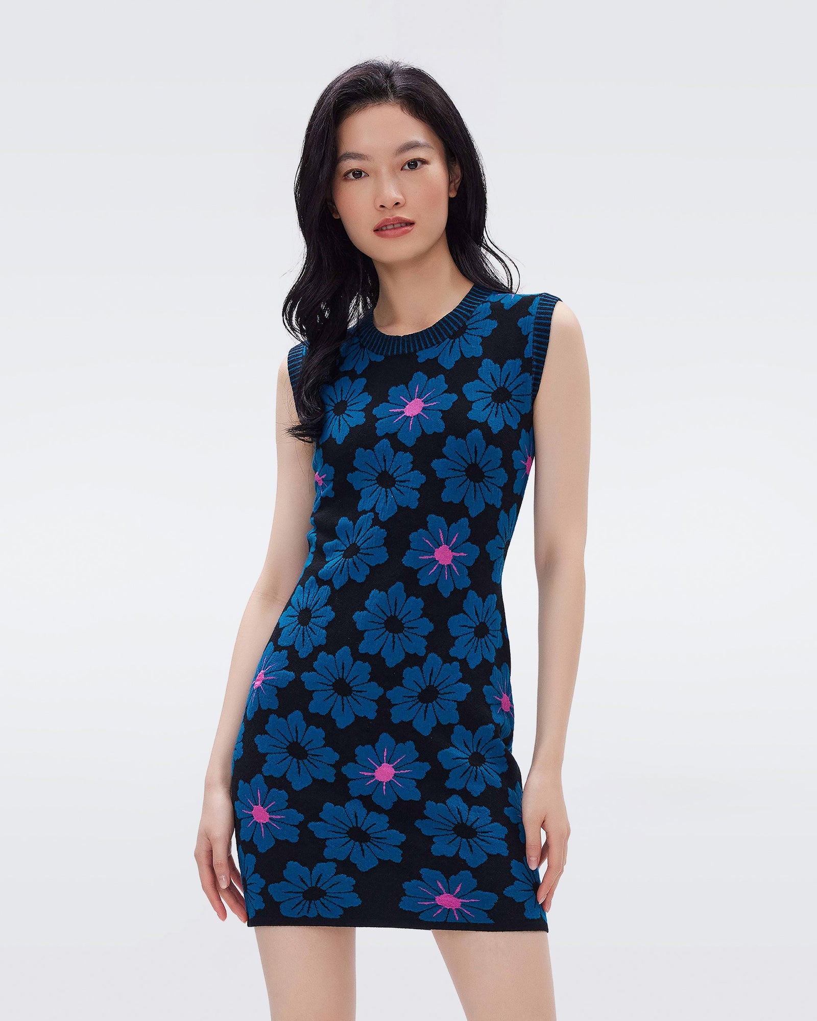 Mylo Knit Jacquard Dress