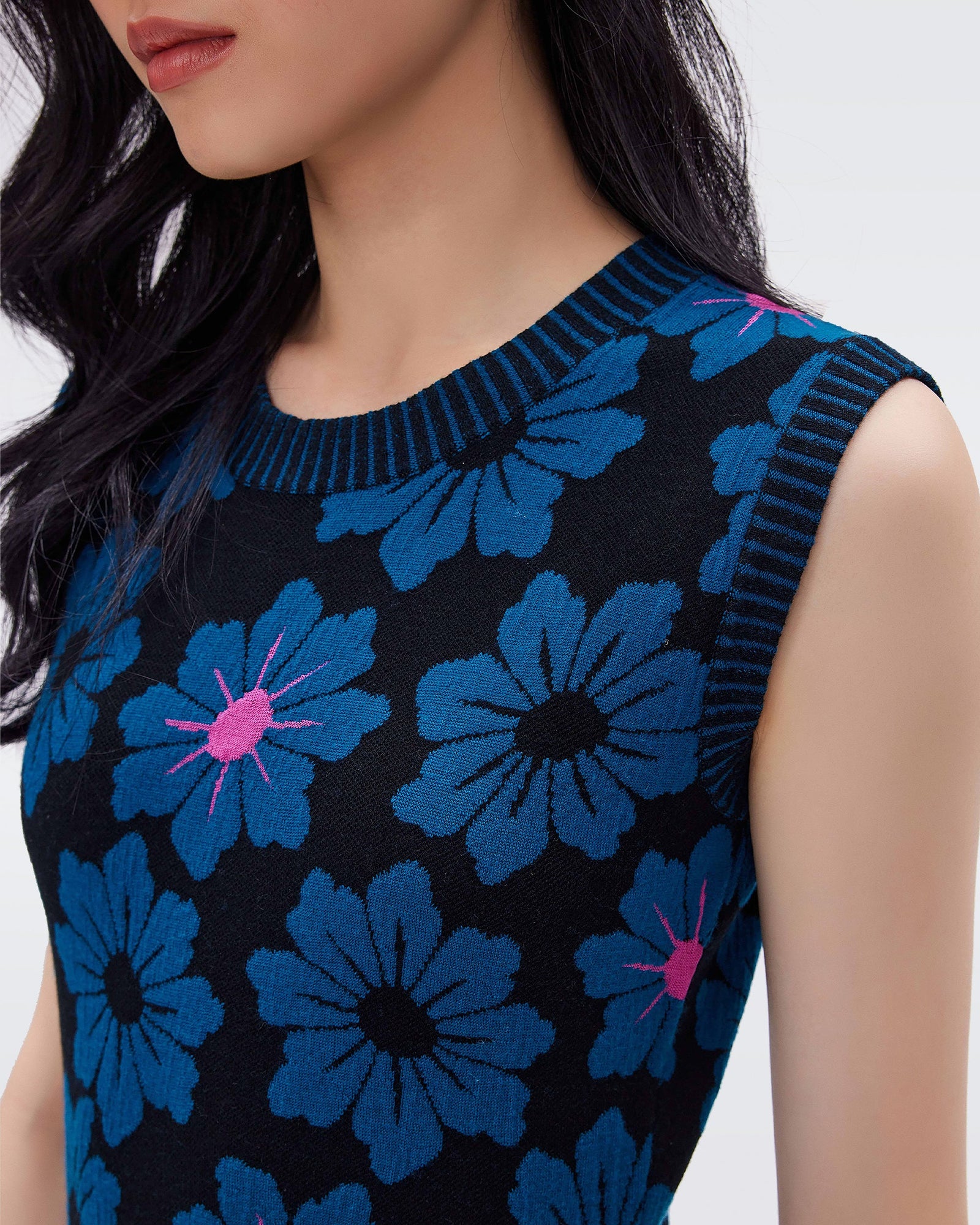 Mylo Knit Jacquard Dress