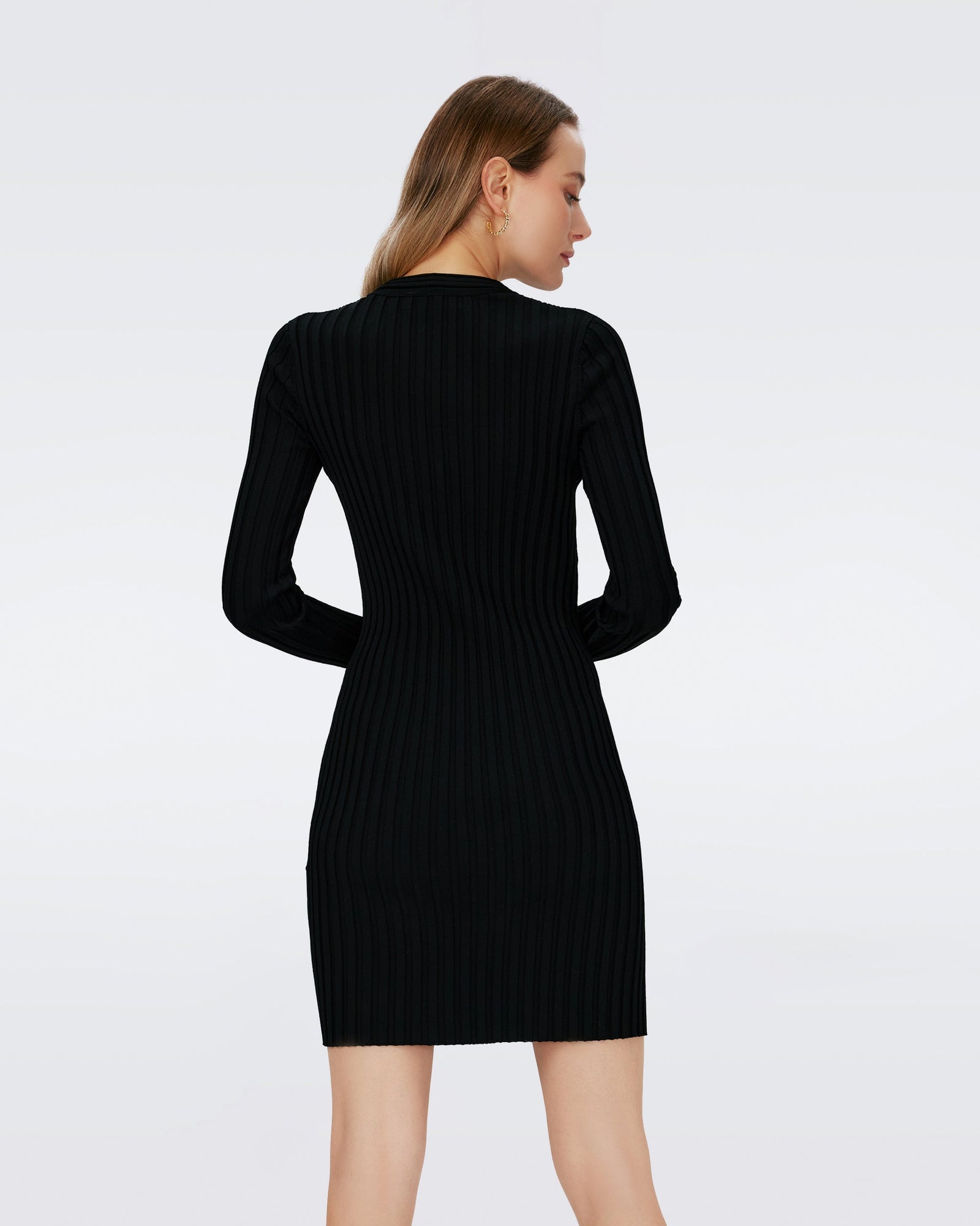 Dvf Vernoique Dress In Black