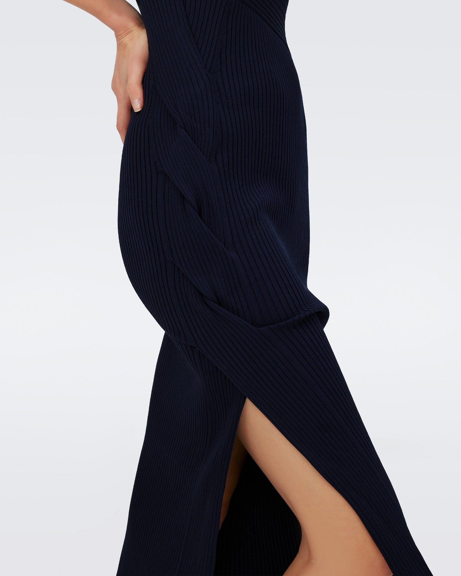 Dvf Clara Dress In Navy