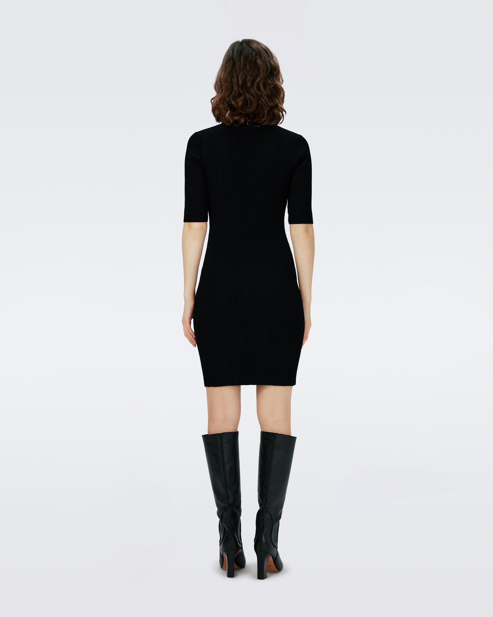 Pam Knit Jacquard Dress
