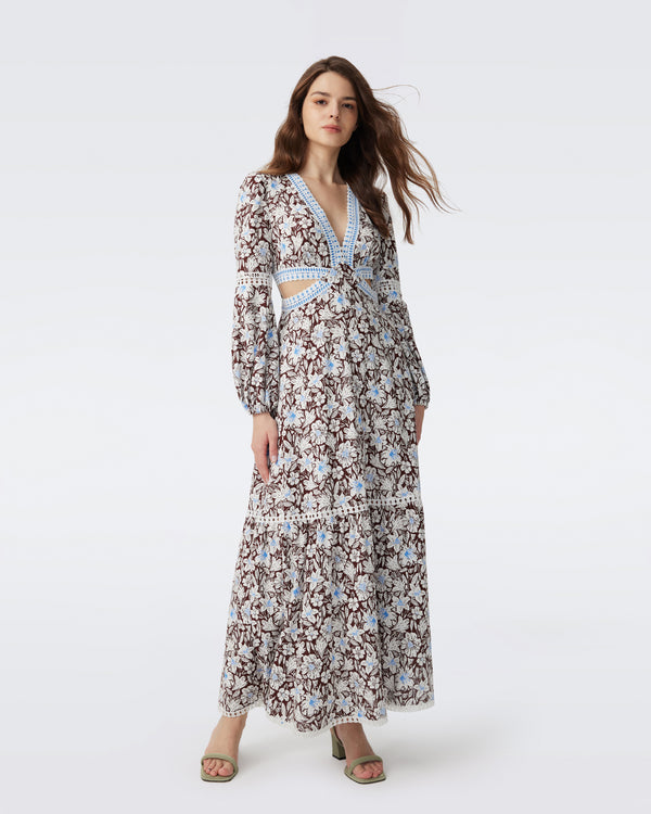 DVF KIMMIE MAXI DRESS