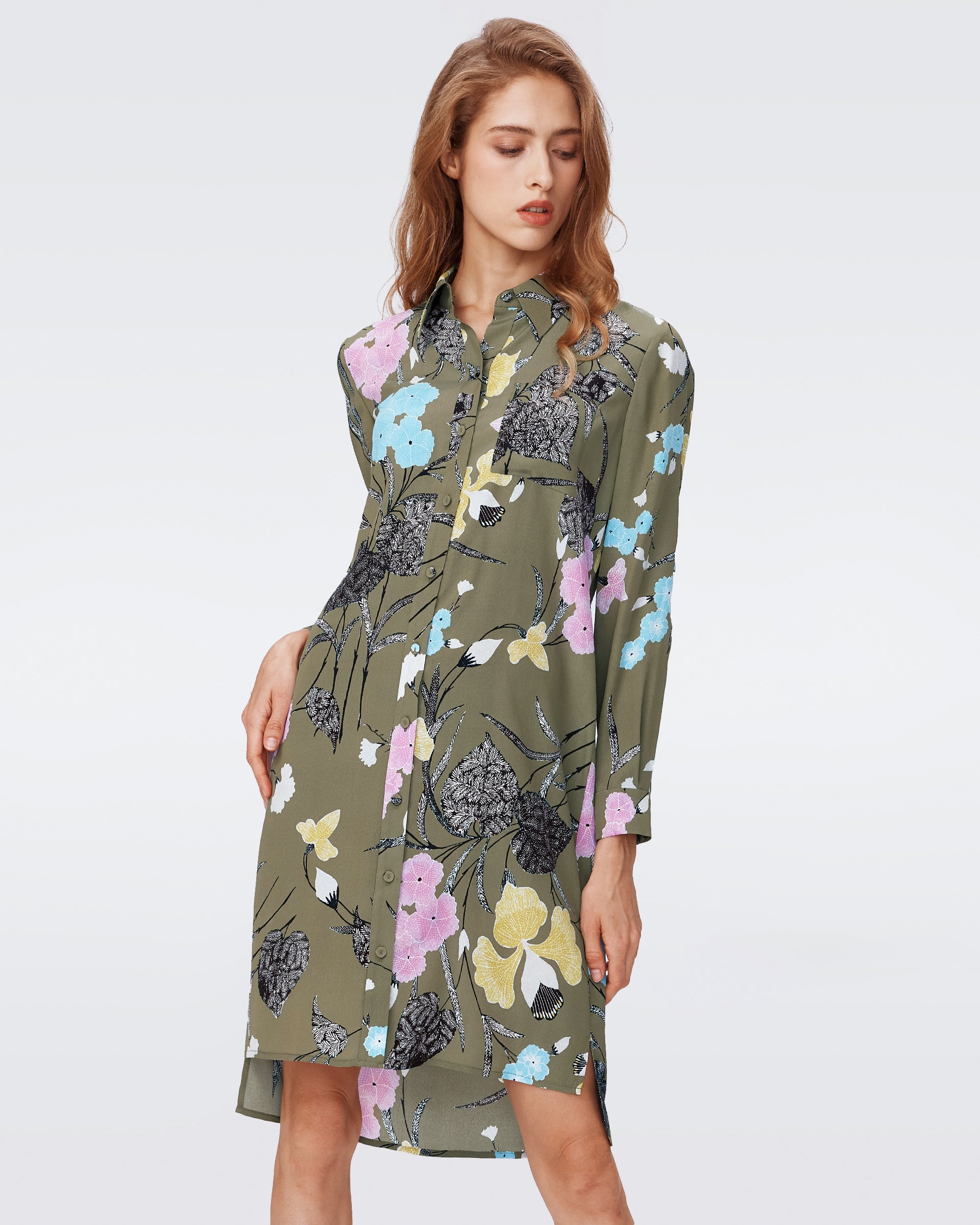 dvf prita shirt dress Prita Dress