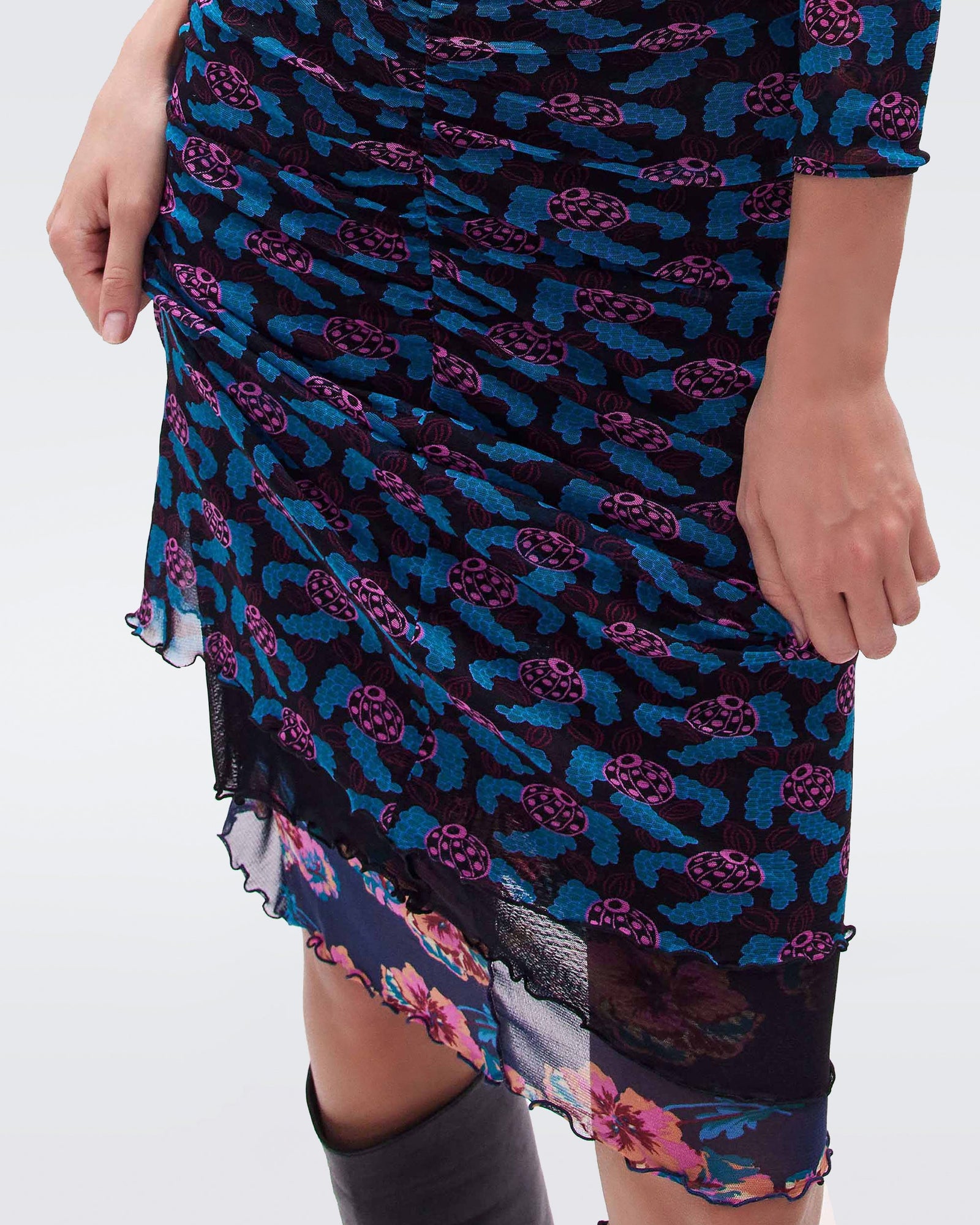 Verina Reversible Mesh Dress